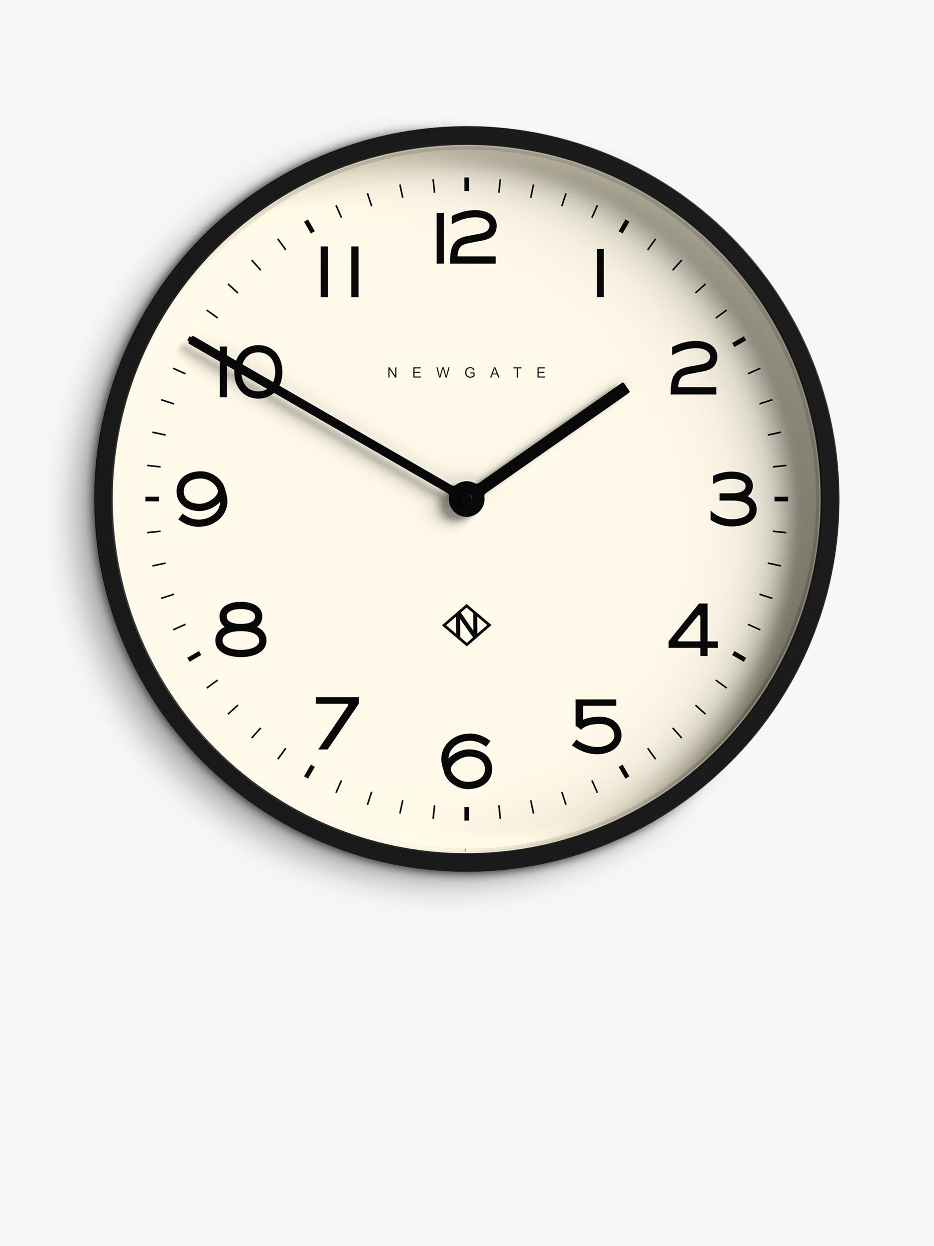 Newgate Clocks Echo Number Two wall clock 45cm, UK version