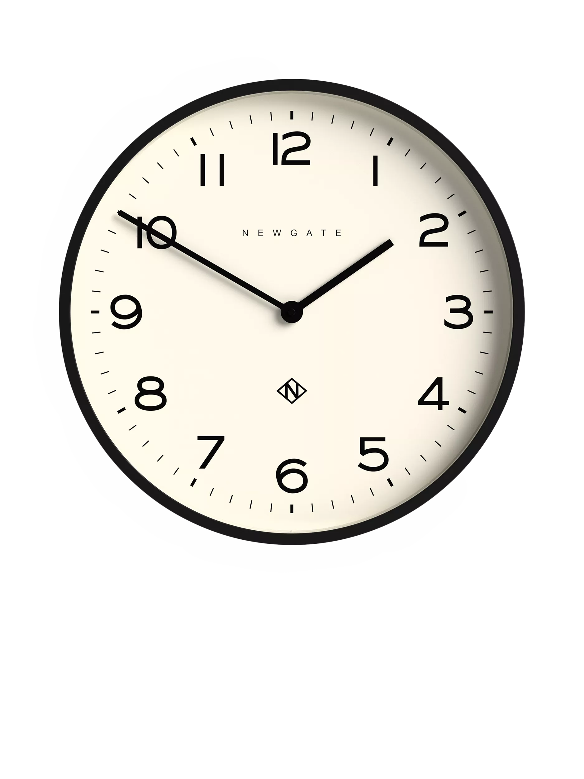 Newgate Clocks Echo Number Two Analogue Wall Clock, 45cm