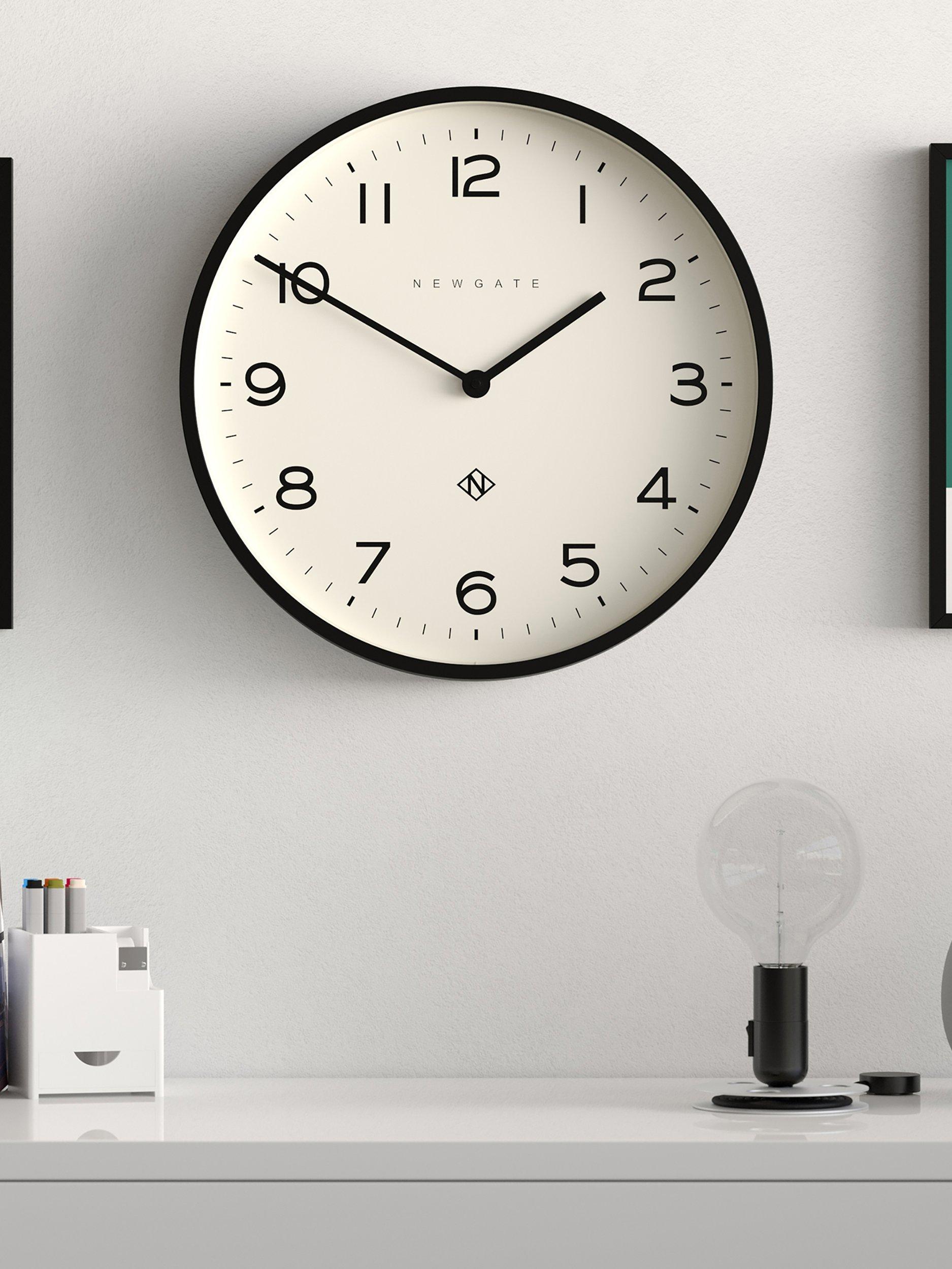 Newgate Clocks Echo Number Two wall clock 45cm, UK version