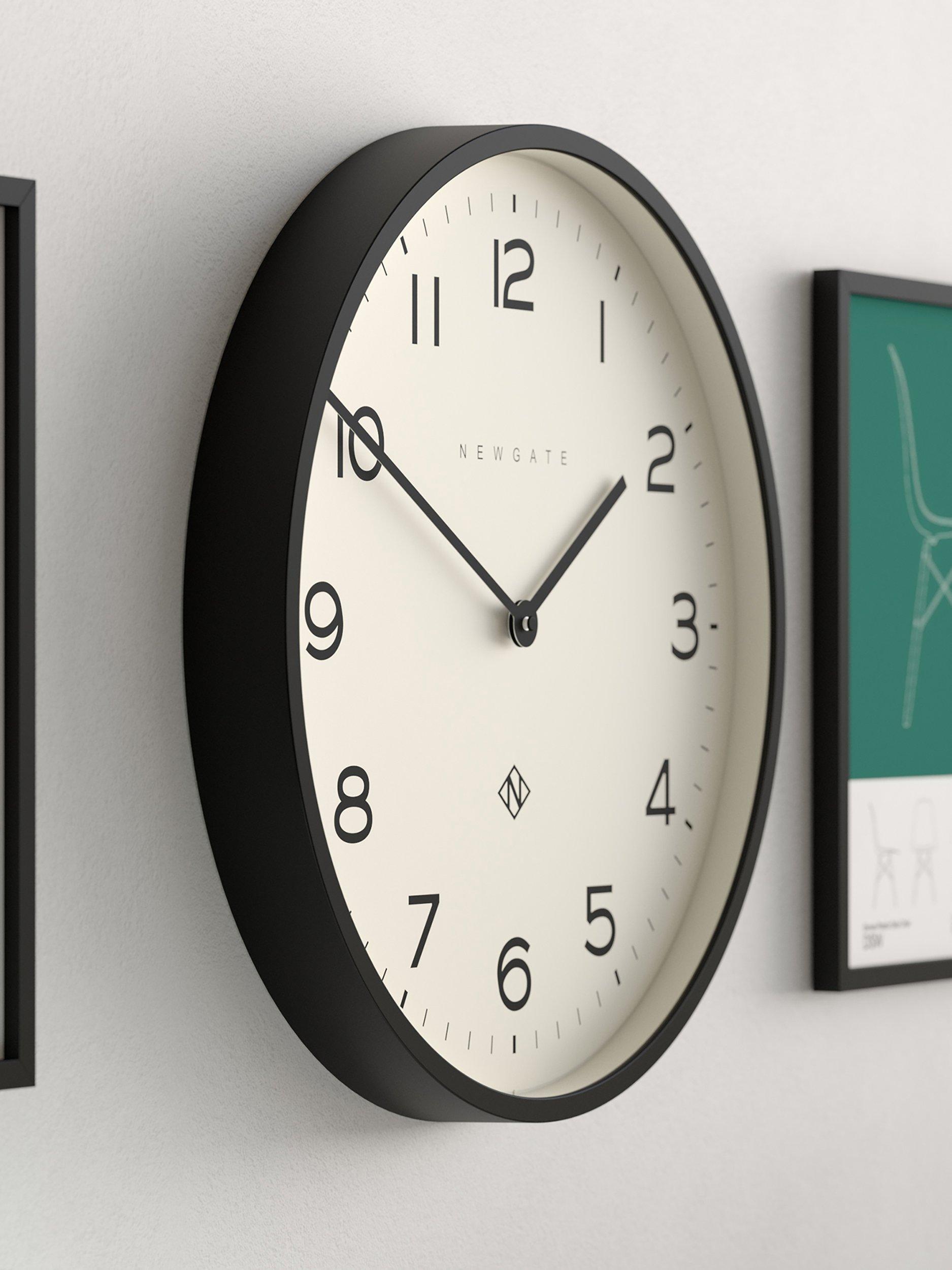 Newgate Clocks Echo Number Two wall clock 45cm, UK version