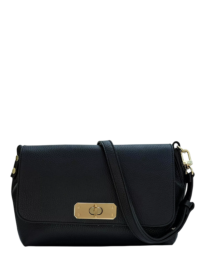 Apatchy London The Maisie Maxi Leather Crossbody Bag