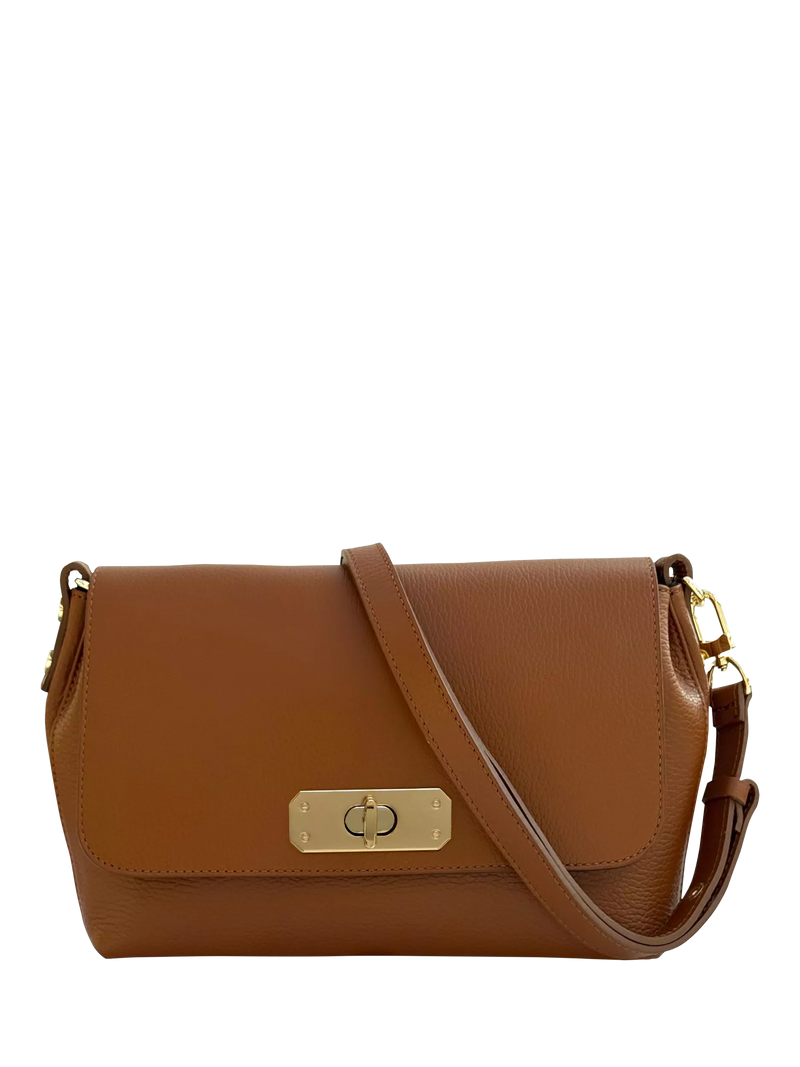 Apatchy London The Maisie Maxi Leather Crossbody Bag