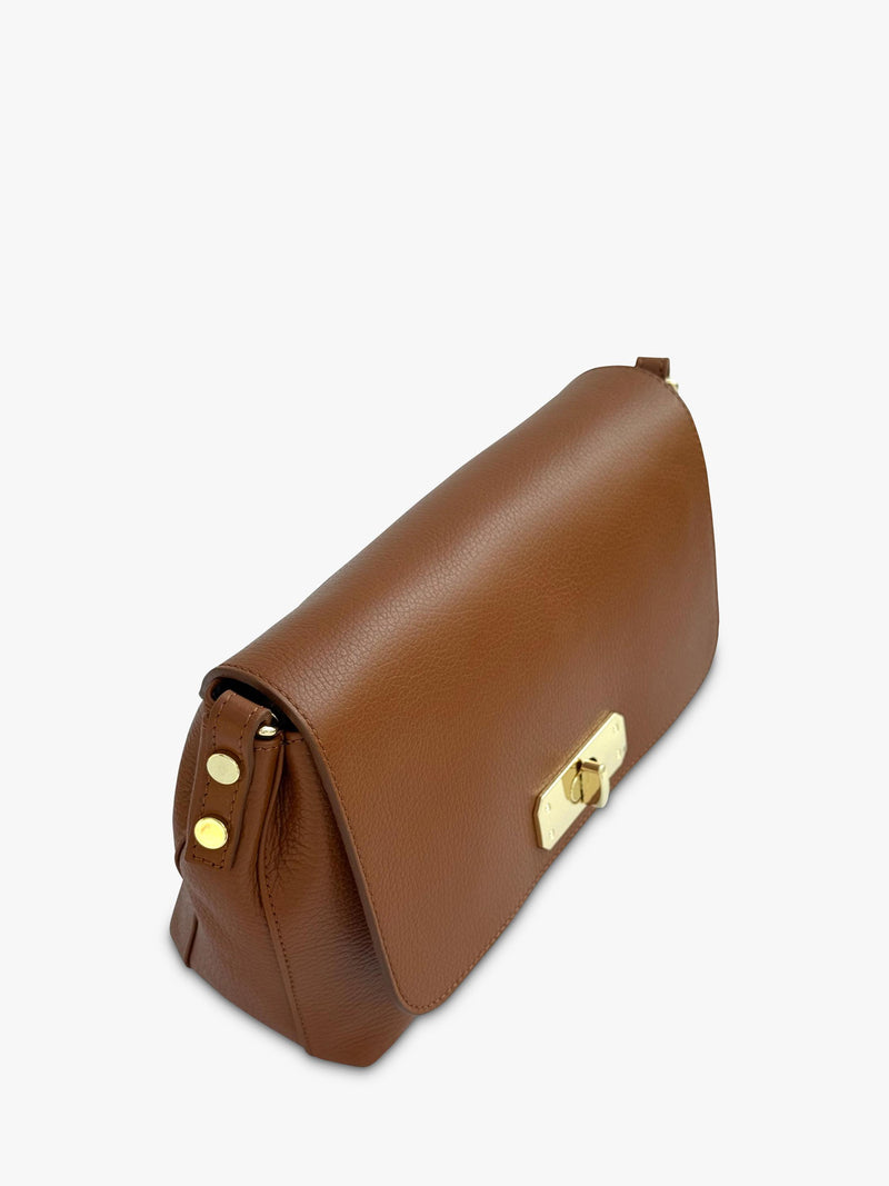 Apatchy London Maisie Maxi grained leather crossbody bag, UK version