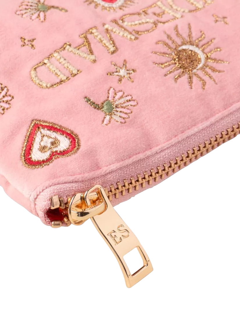 Elizabeth Scarlett Love Charm Bridesmaid Coin Purse in organic cotton, imported from the UK