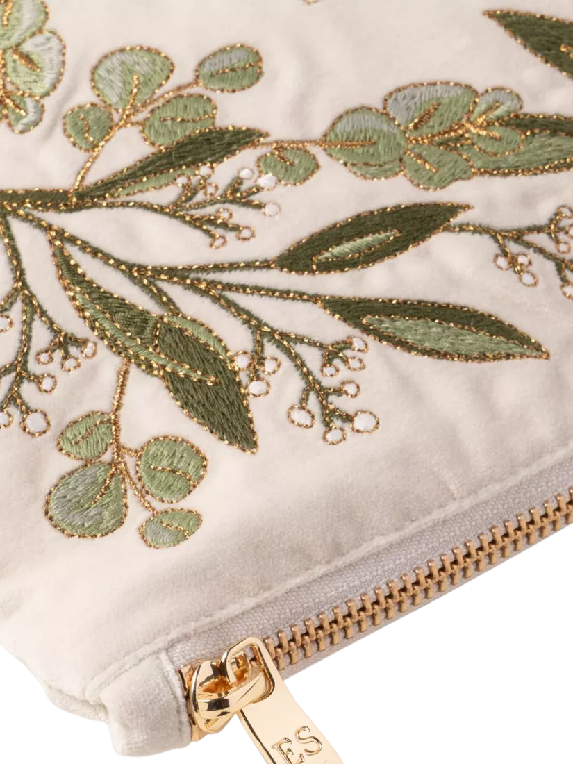 Elizabeth Scarlett olive branch bride pouch (British brand)
