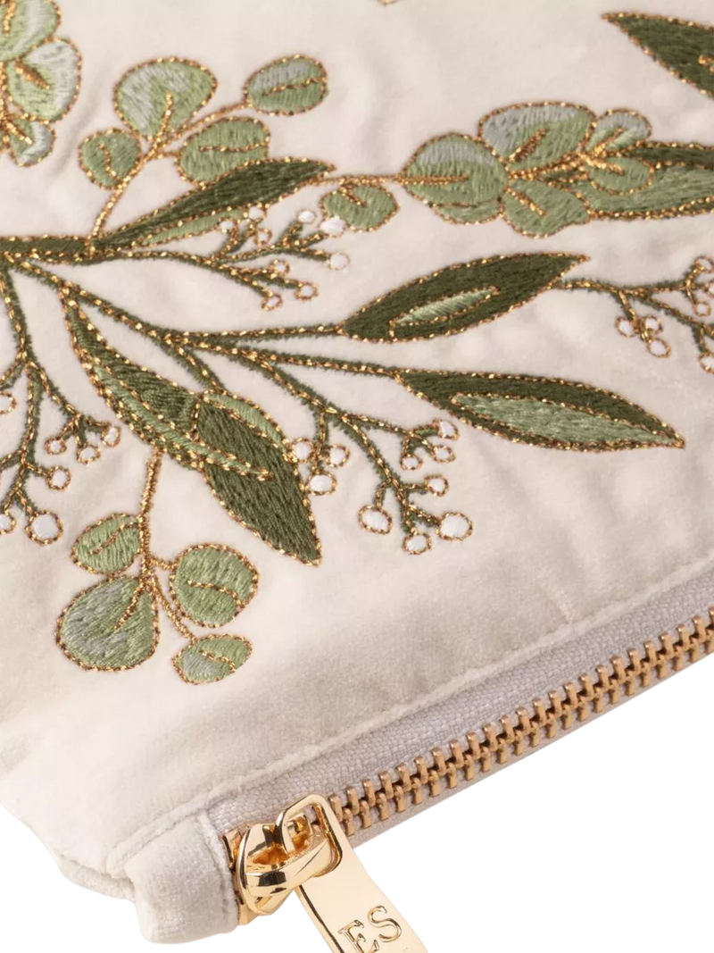 Elizabeth Scarlett olive branch bride pouch (British brand)