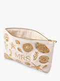 Elizabeth Scarlett Mrs Seashell organic cotton pouch - British product