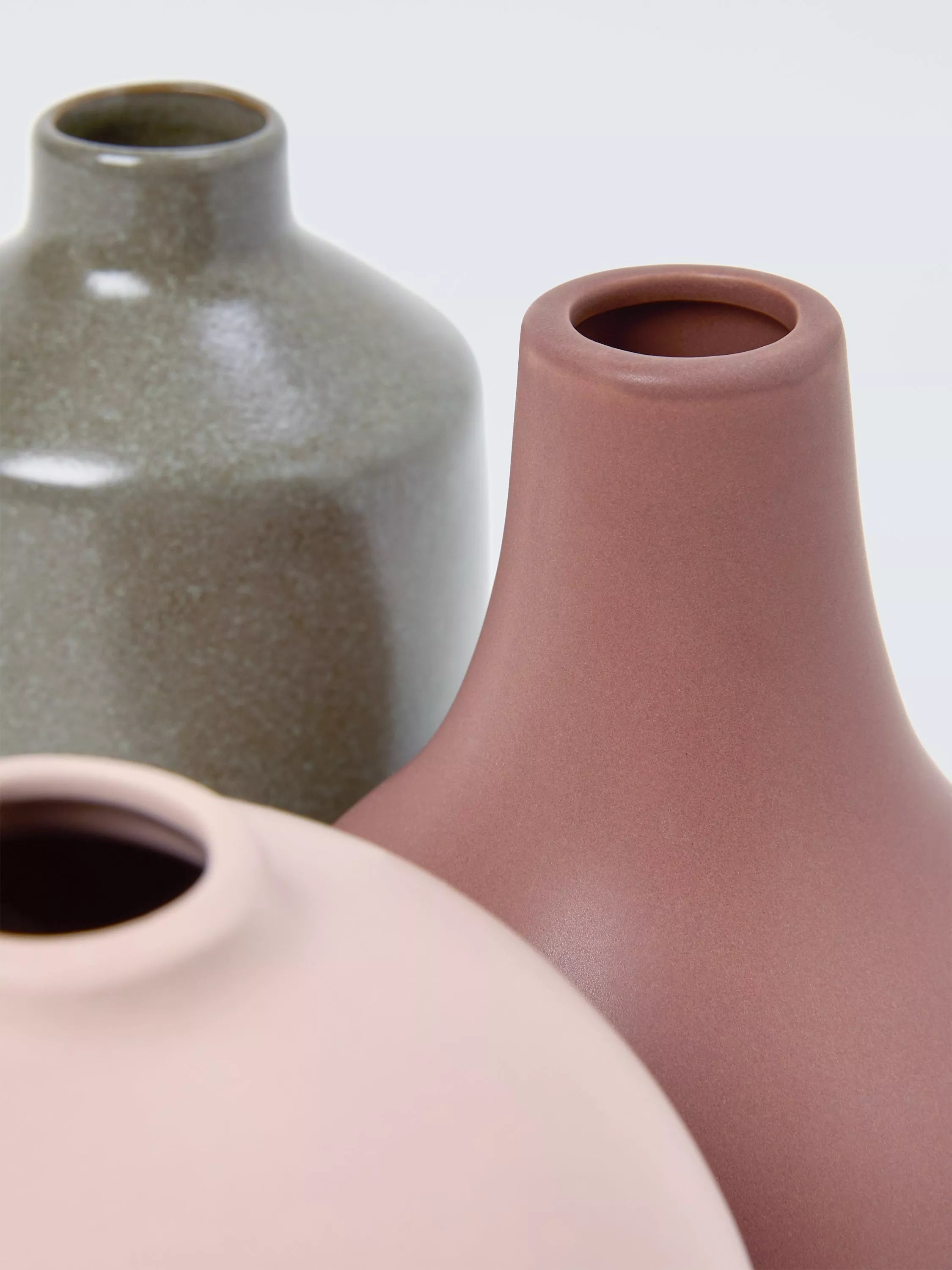 John Lewis stoneware bud vases set of 3 - British product