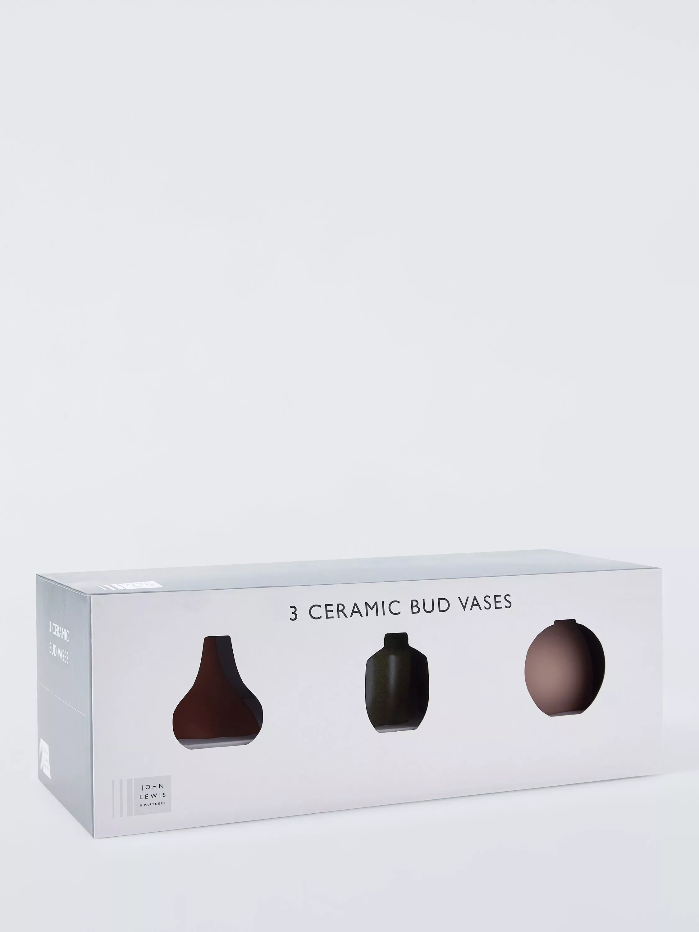 John Lewis stoneware bud vases set of 3 - British product