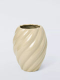 John Lewis twist ceramic vase H25cm - British product