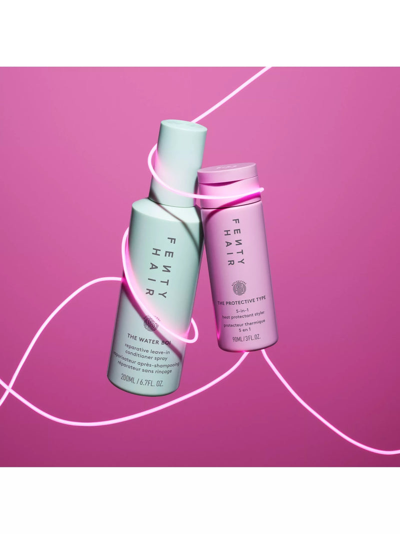Fenty Beauty haircare gift set Hydrated & Hot Ones 90ml and 200ml, imported from the UK