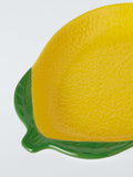 John Lewis hand painted stoneware lemon dish 25.8cm, imported from the UK