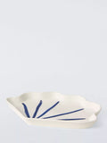 John Lewis hand painted stoneware shell side plate 21.5cm, UK version