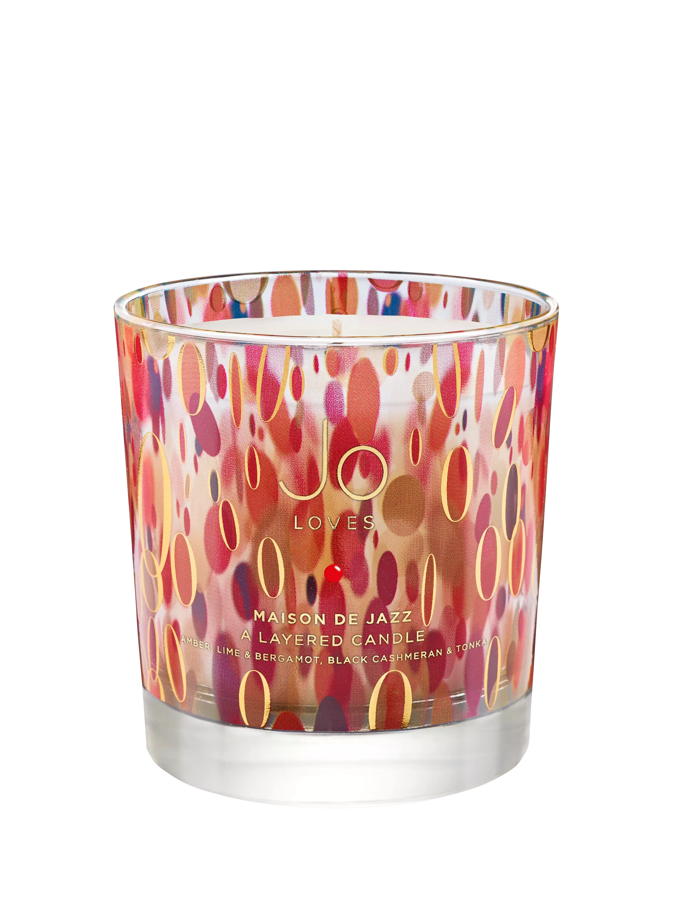 Jo Loves layered candle Maison De Jazz 250g, imported from the UK