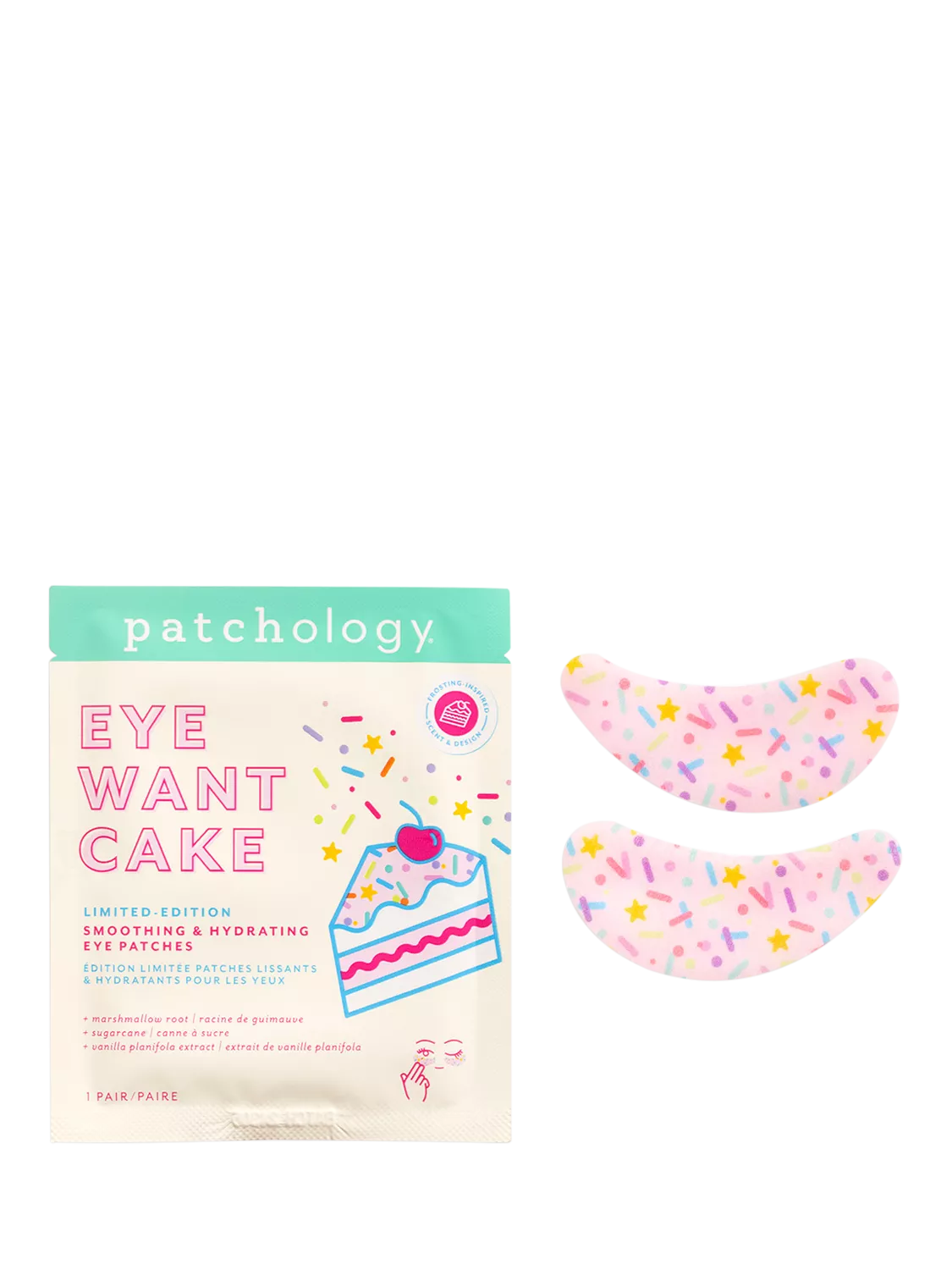 Patchology eye gels limited edition 5 pack, imported from the UK