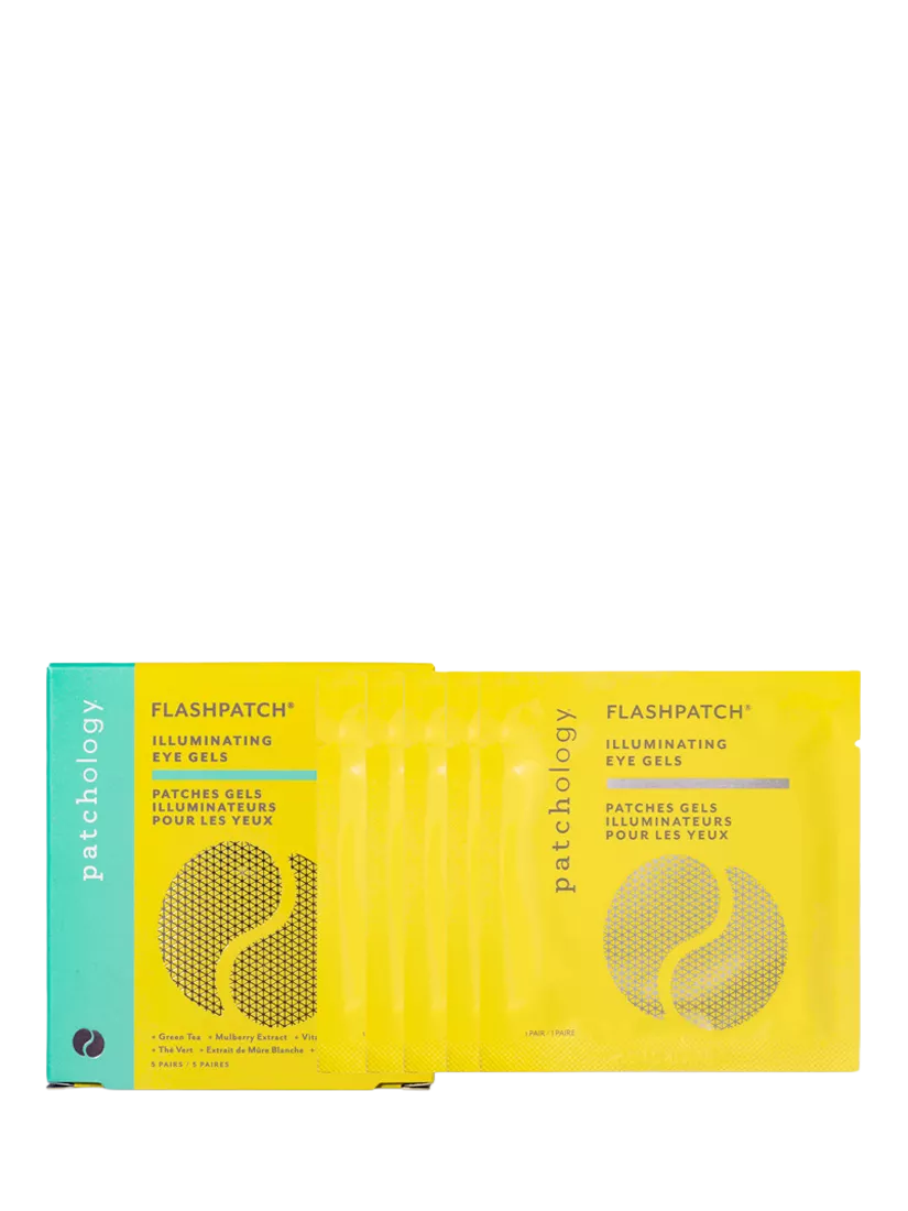Patchology FlashPatch Illuminating Eye Gels 5 count, imported from the UK