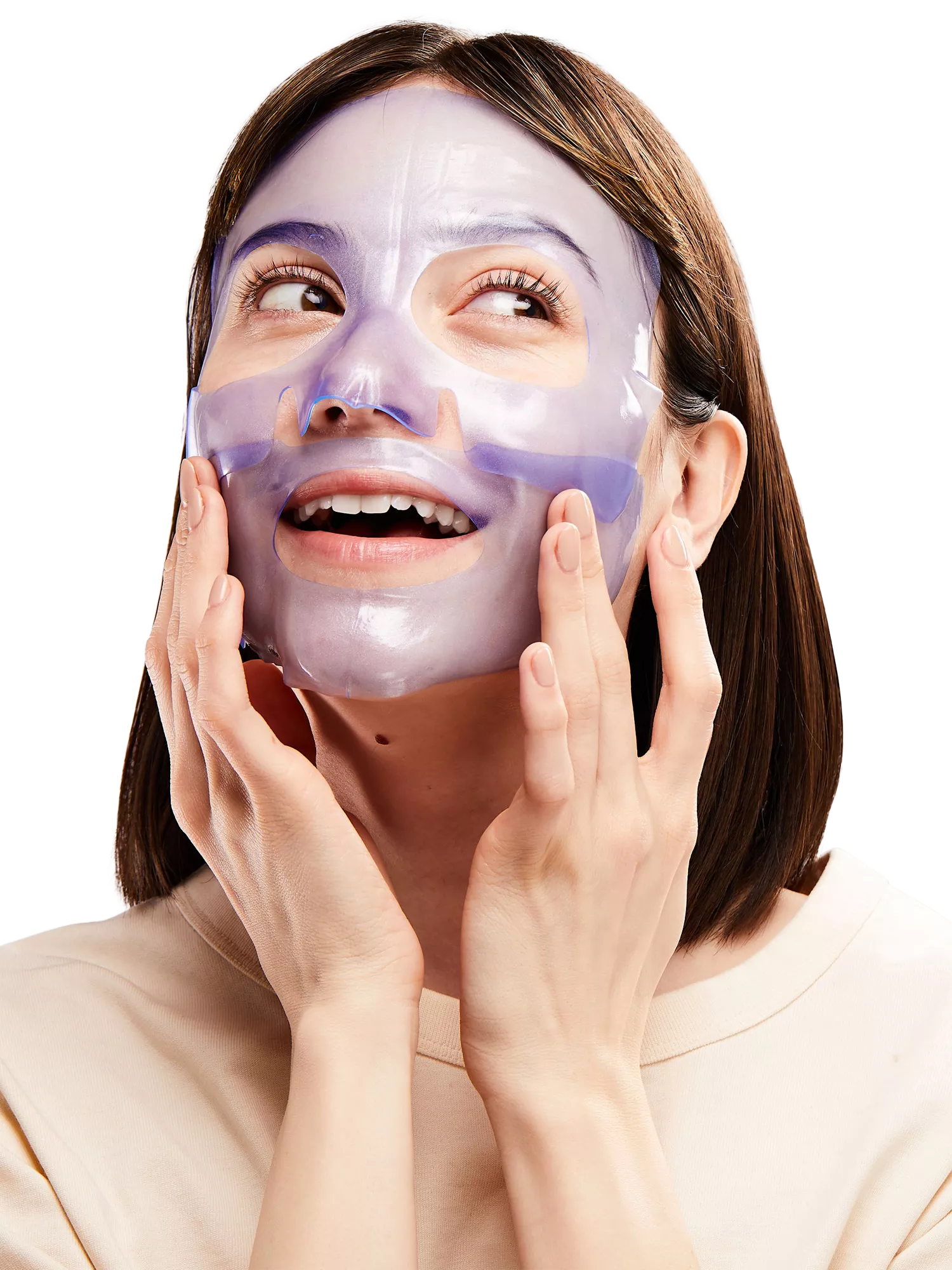 Patchology hydrogel restoring night face mask, single - British product