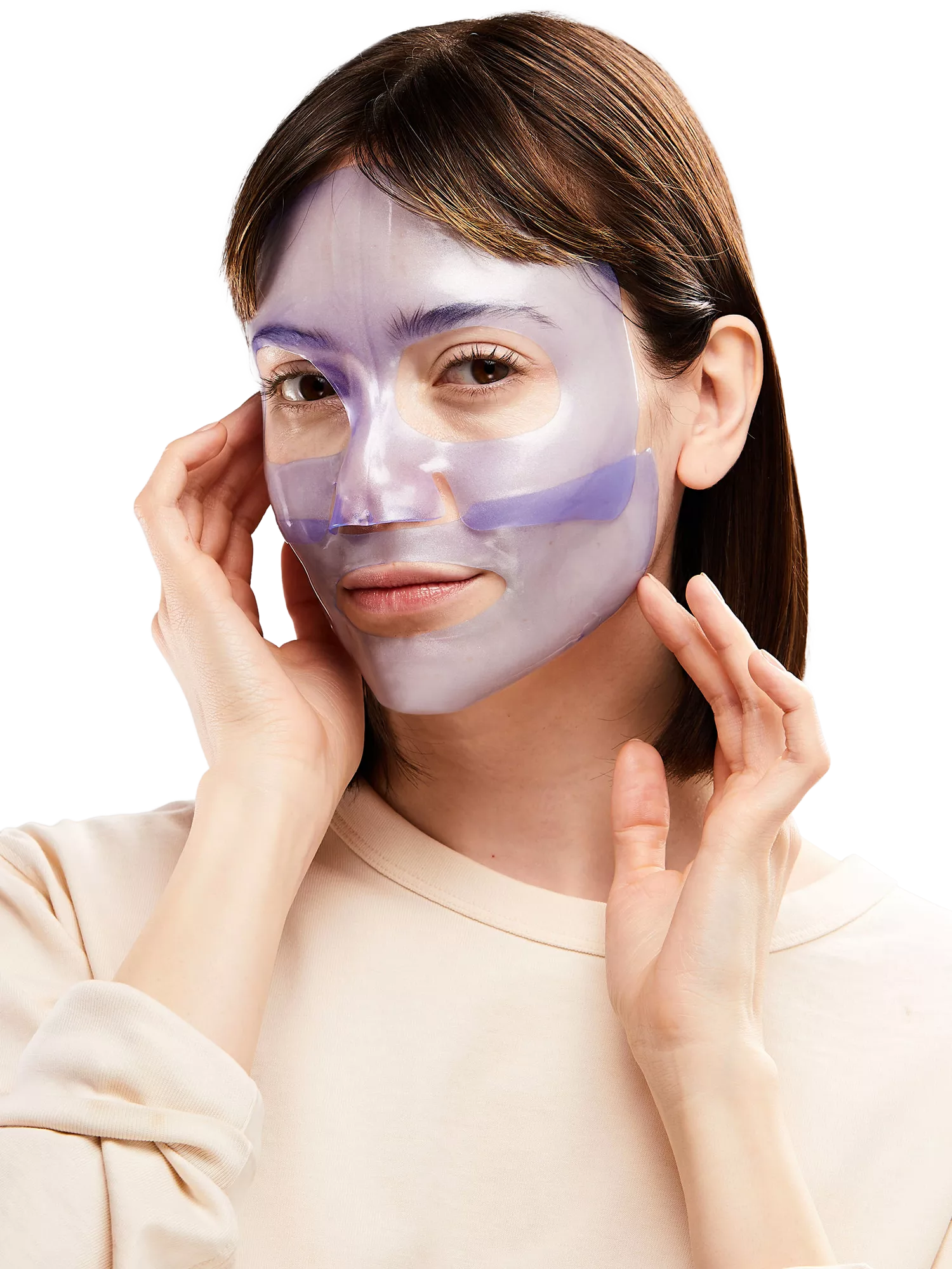 Patchology hydrogel restoring night face mask, single - British product