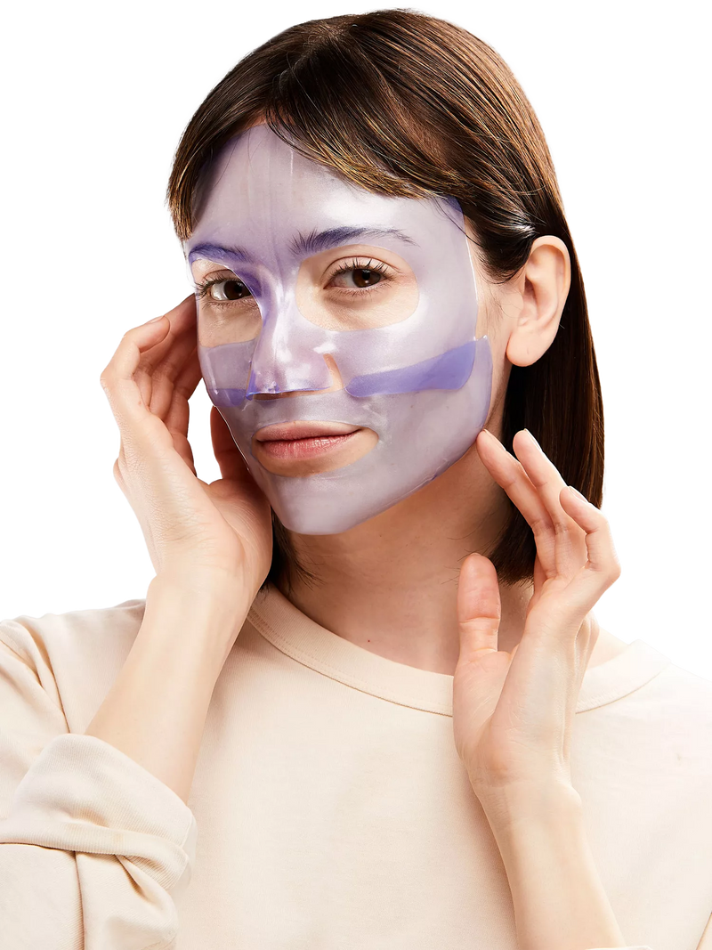 Patchology hydrogel restoring night face mask, single - British product