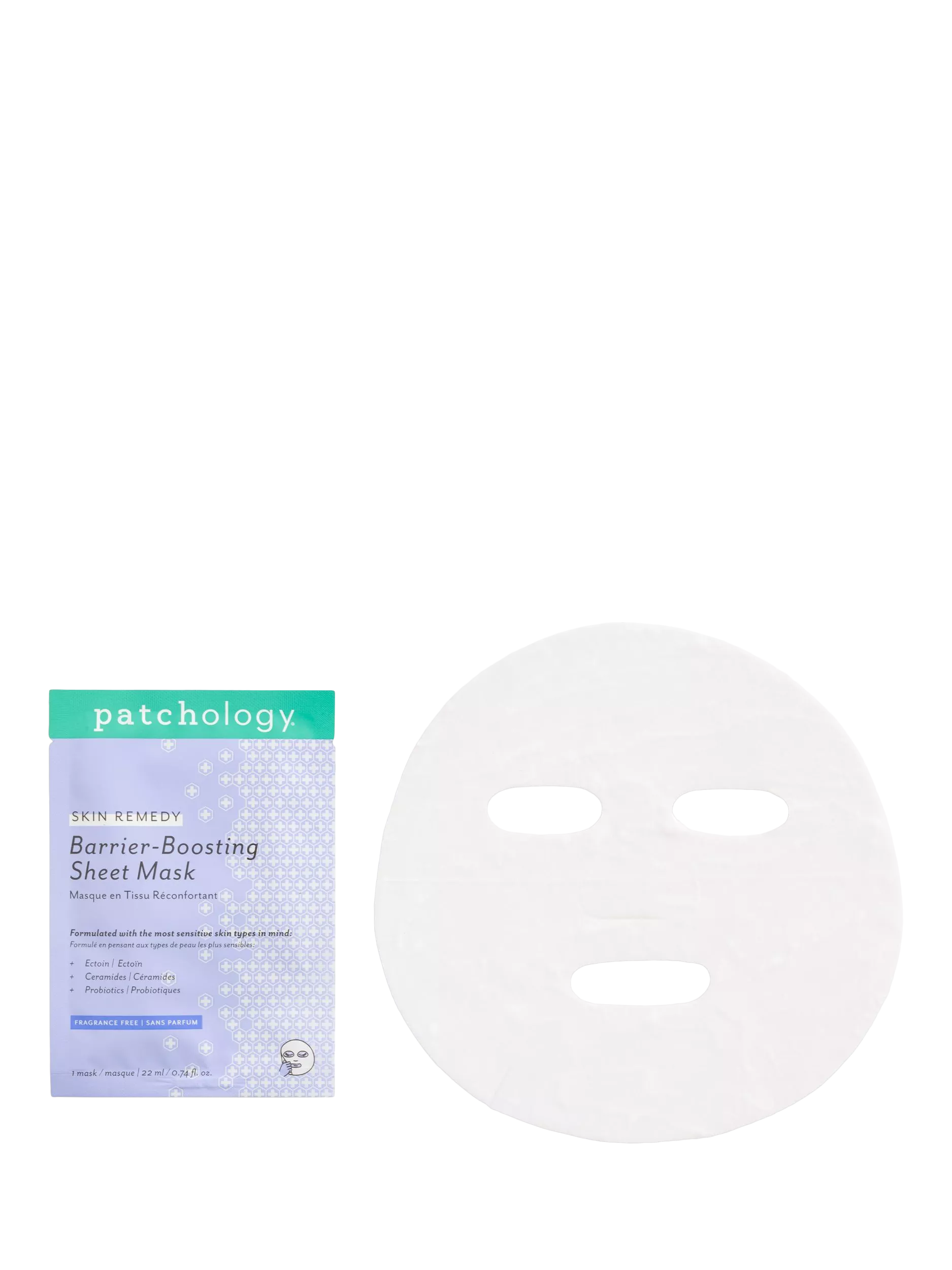 Patchology Barrier-Boosting sheet mask x1, imported from the UK