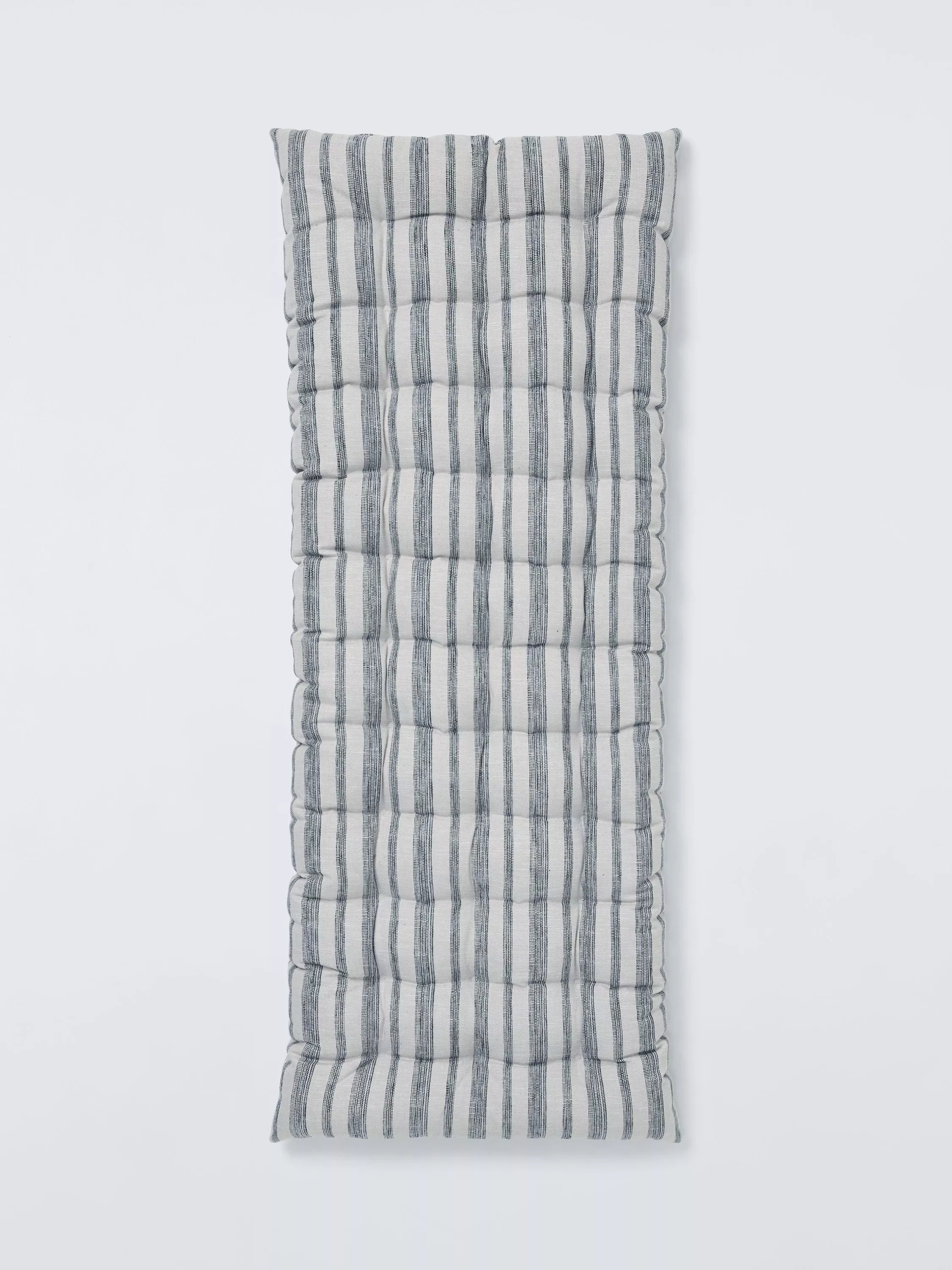 John Lewis woven stripe bench cushion - British product