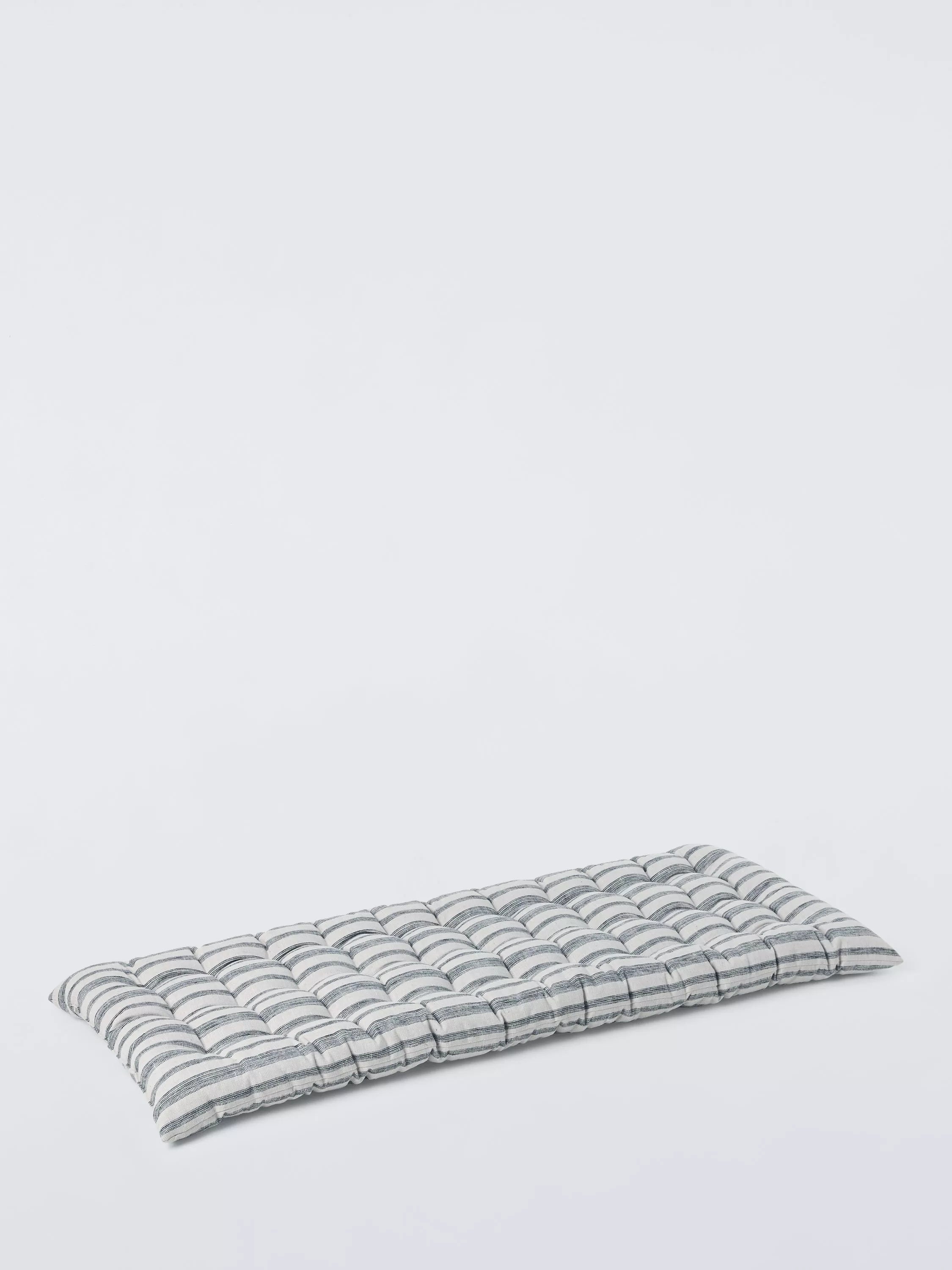 John Lewis woven stripe bench cushion - British product