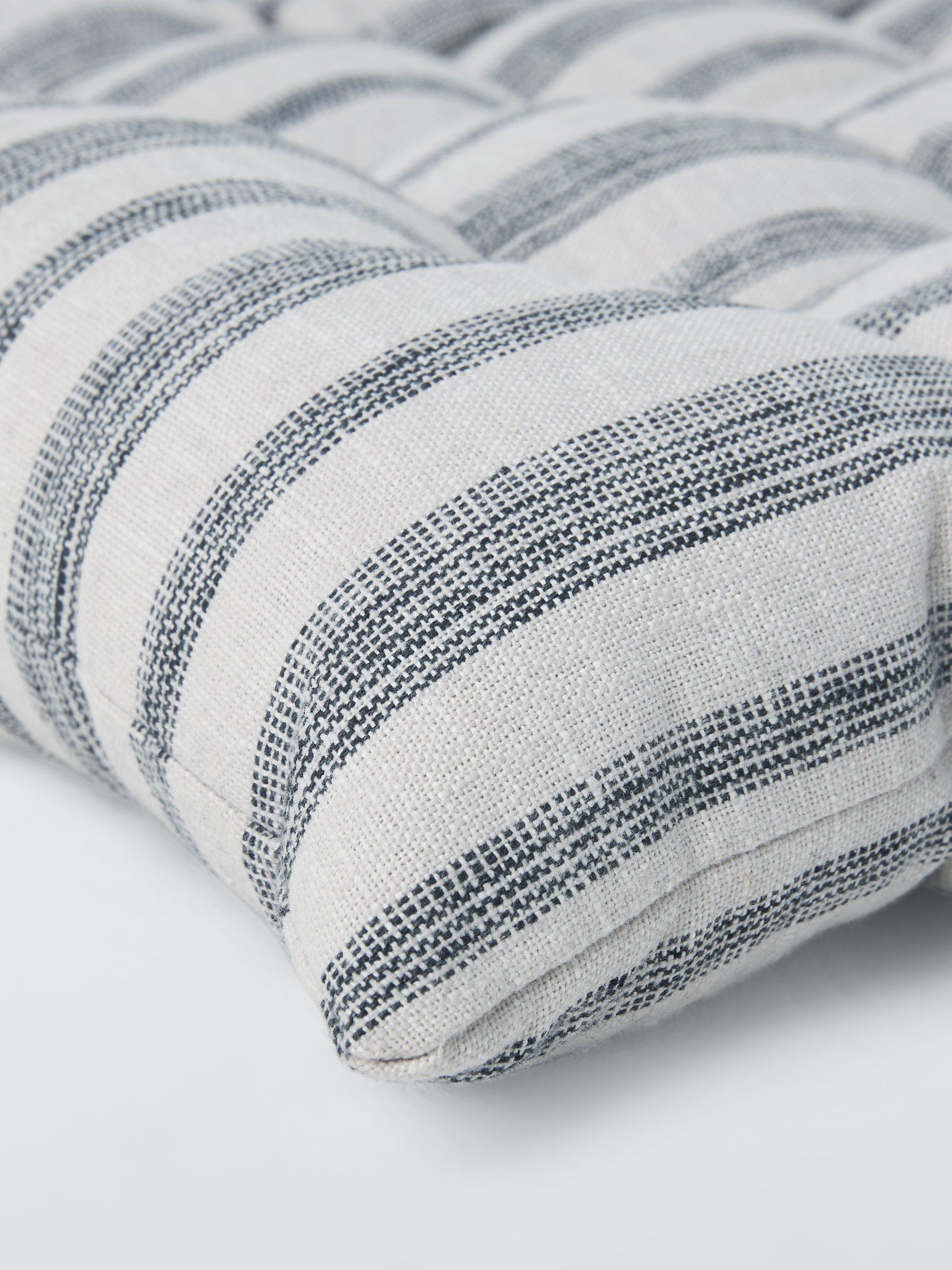 John Lewis woven stripe bench cushion - British product