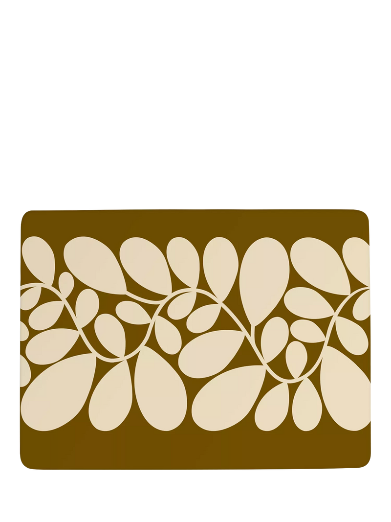Orla Kiely Sycamore Stripe cork-backed placemat set of 6 - British product