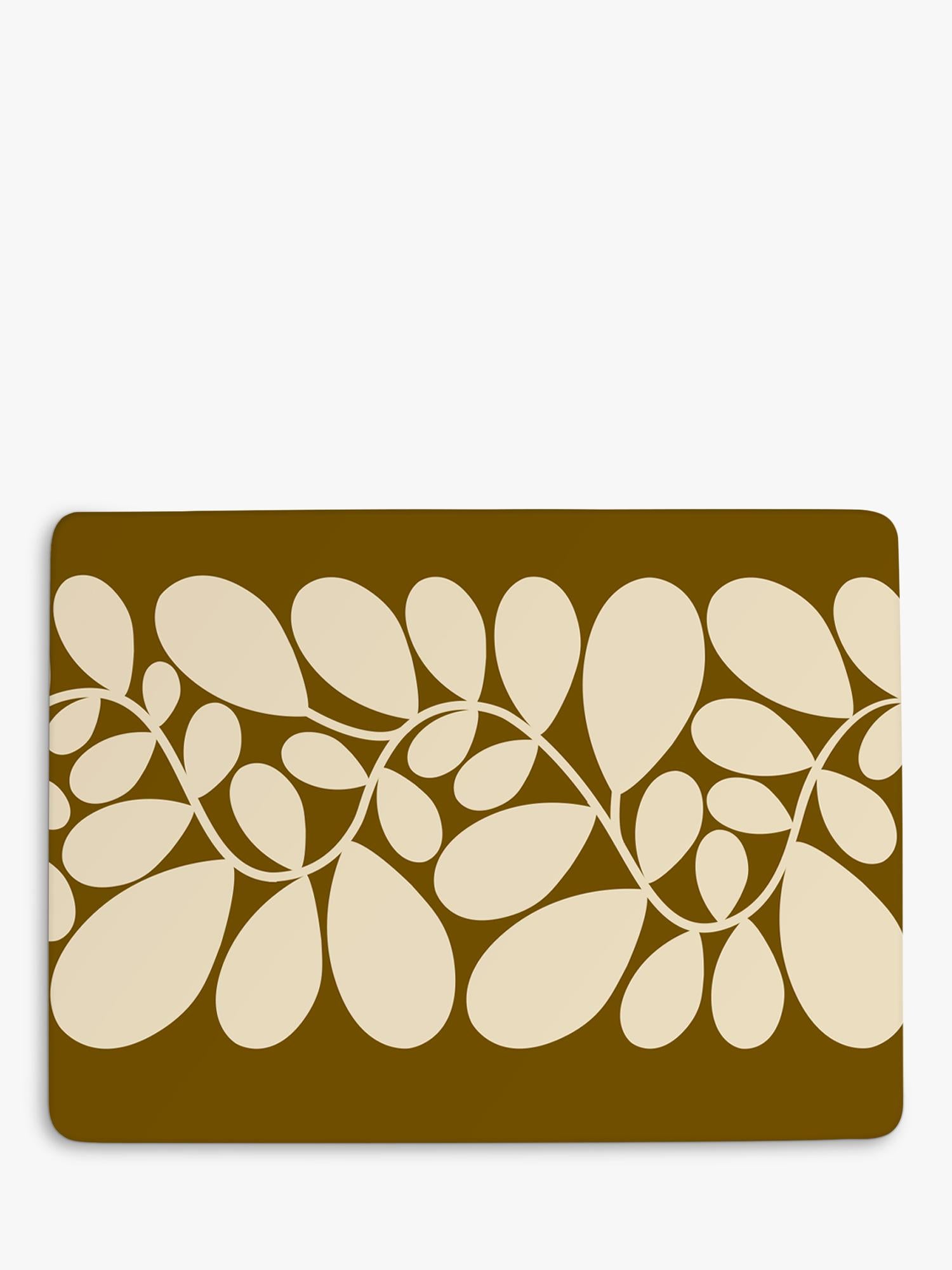 Orla Kiely Sycamore Stripe cork-backed placemat set of 6 - British product