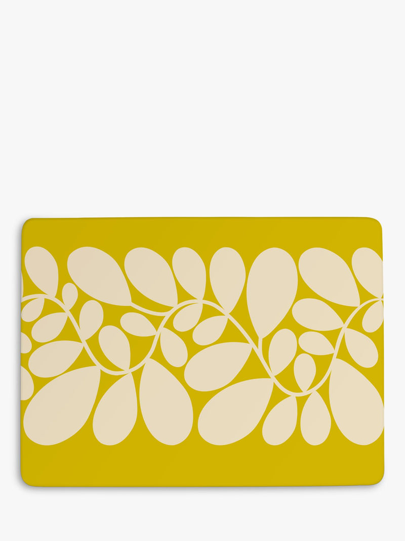 Orla Kiely Sycamore Stripe cork-backed placemat set of 6 - British product