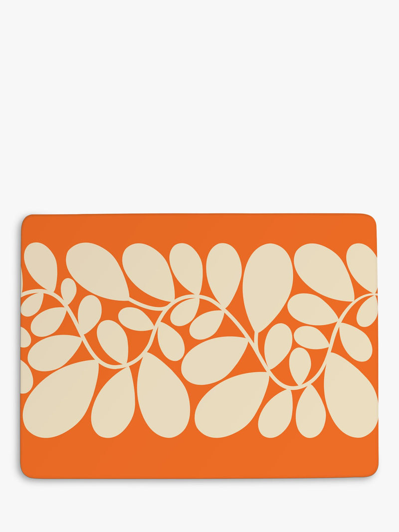 Orla Kiely Sycamore Stripe cork-backed placemat set of 6 - British product