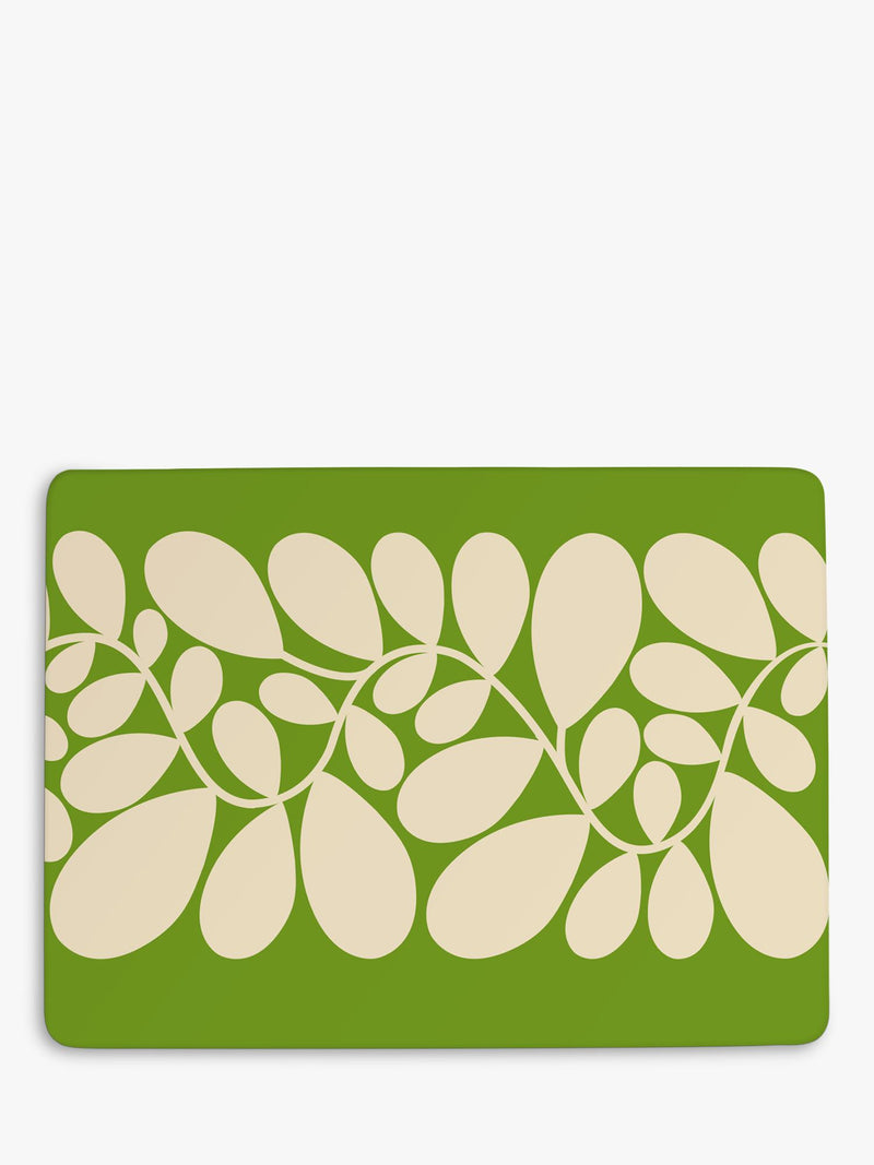 Orla Kiely Sycamore Stripe cork-backed placemat set of 6 - British product