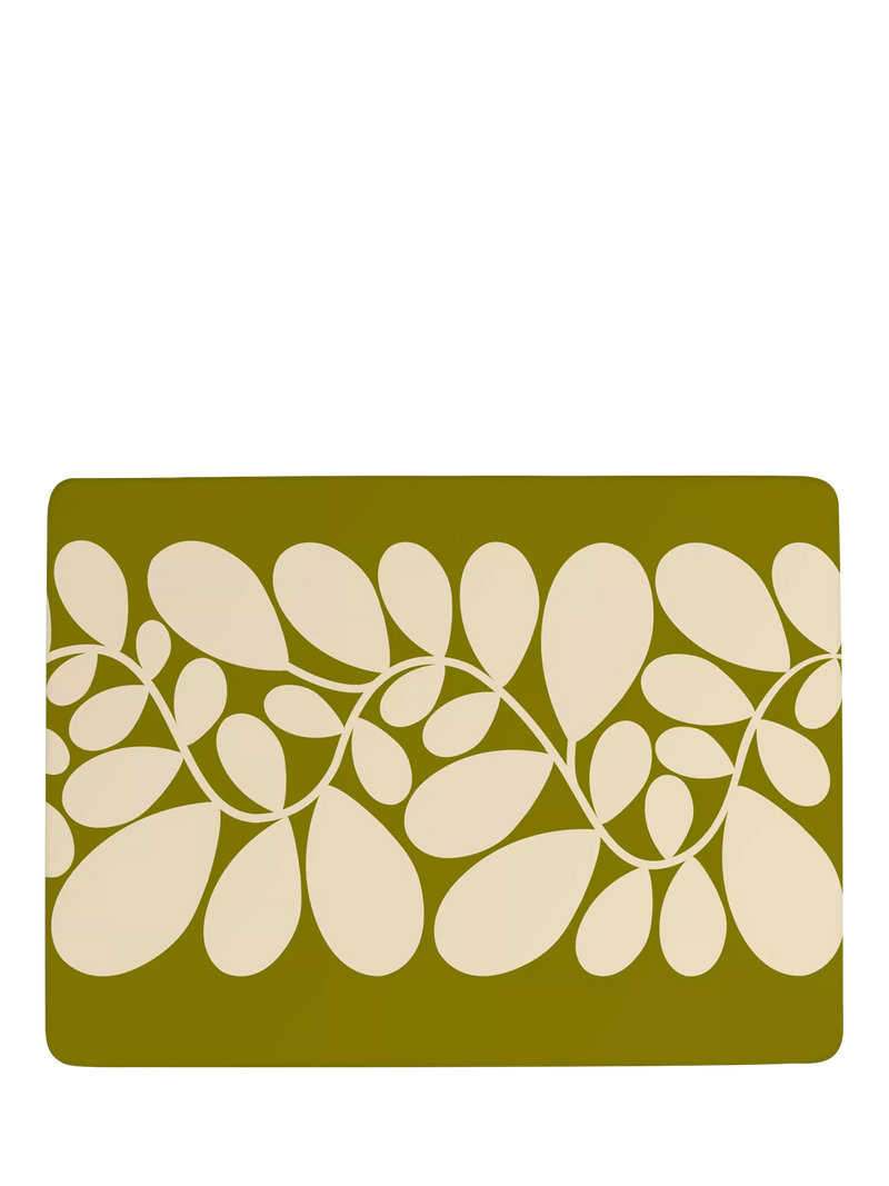 Orla Kiely Sycamore Stripe cork-backed placemat set of 6 - British product