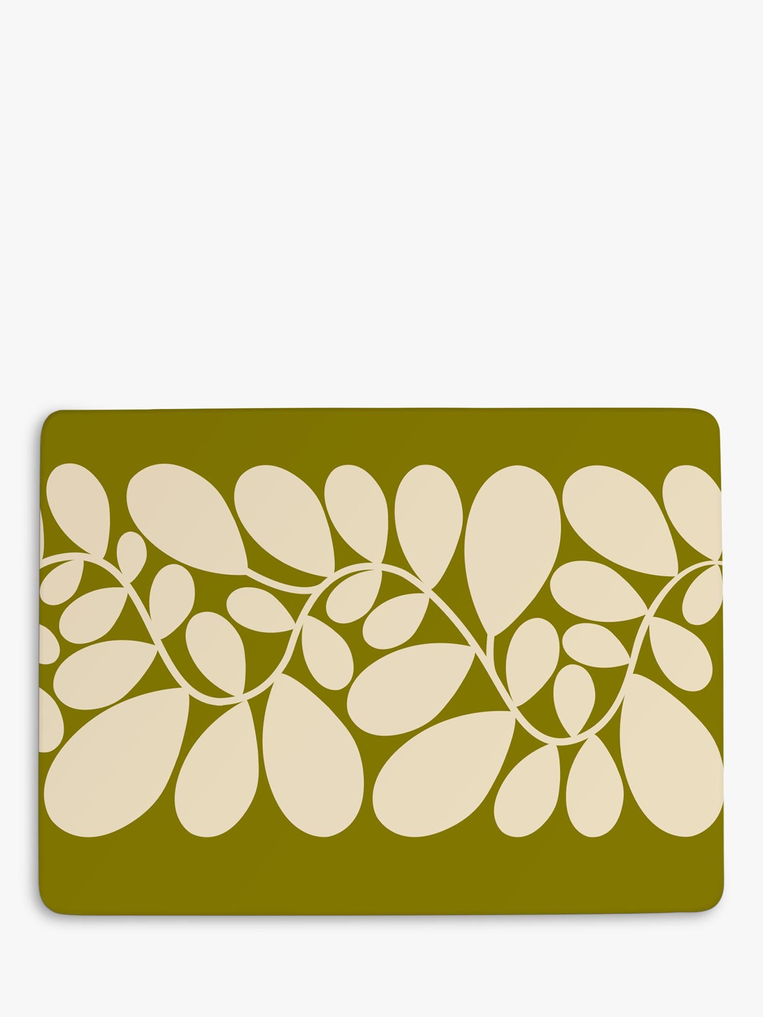 Orla Kiely Sycamore Stripe cork-backed placemat set of 6 - British product