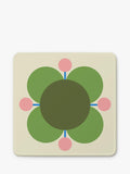 Orla Kiely atomic flower coaster set of 6, UK version