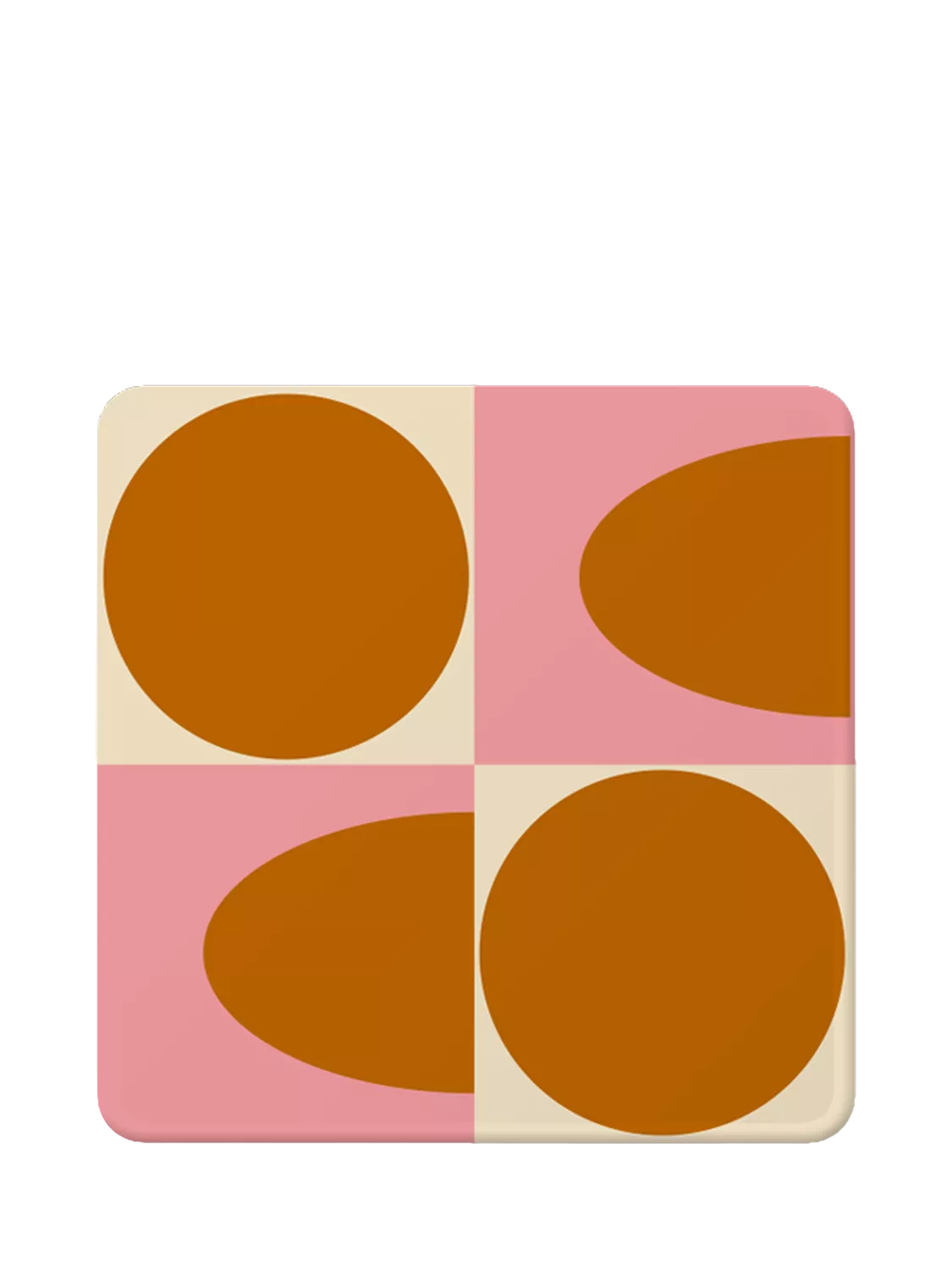 Orla Kiely square coasters set of 4, imported from the UK