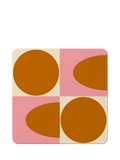Orla Kiely square coasters set of 4, imported from the UK