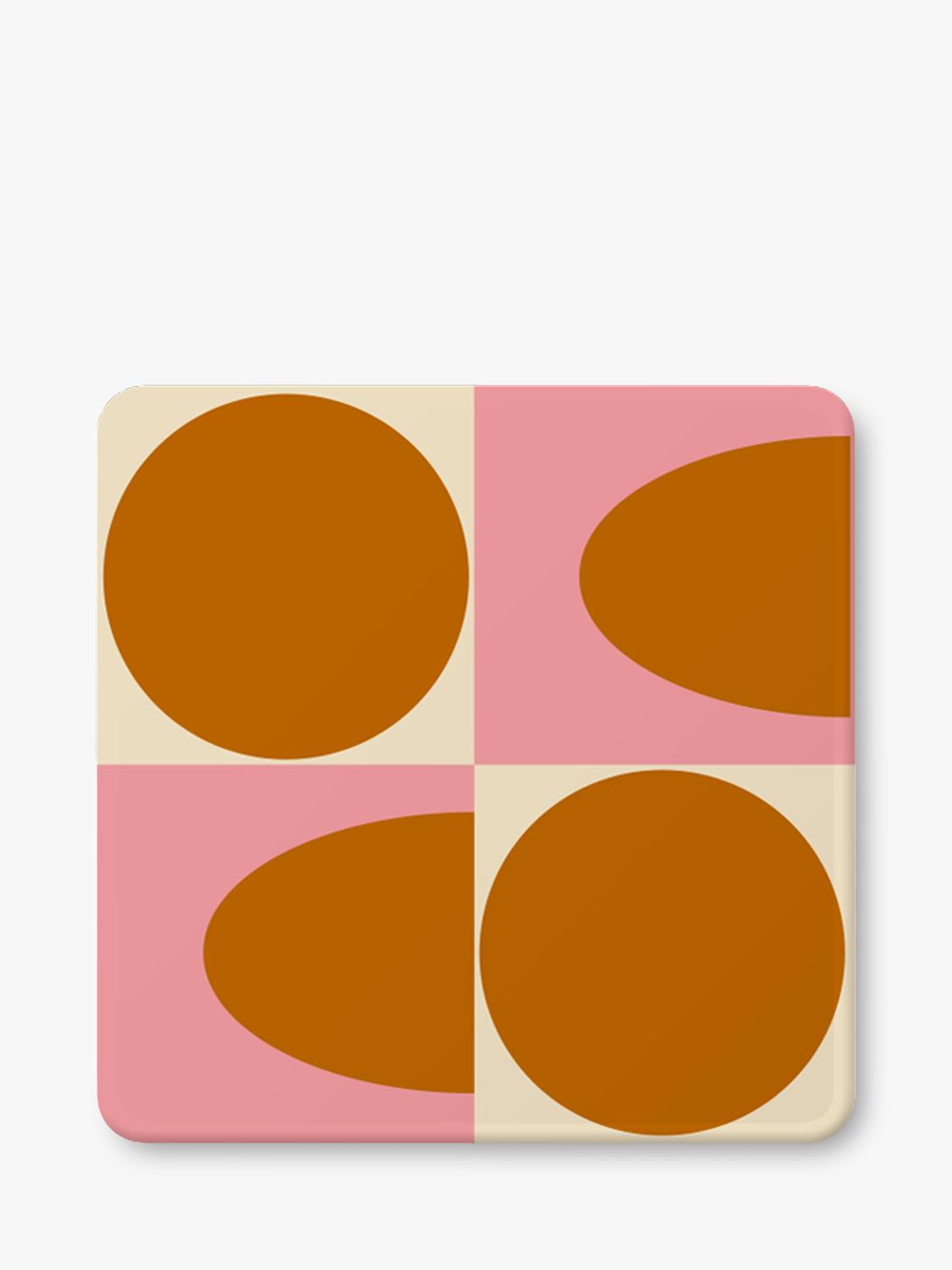 Orla Kiely square coasters set of 4, imported from the UK