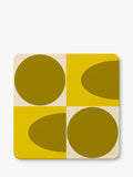 Orla Kiely square coasters set of 4, imported from the UK