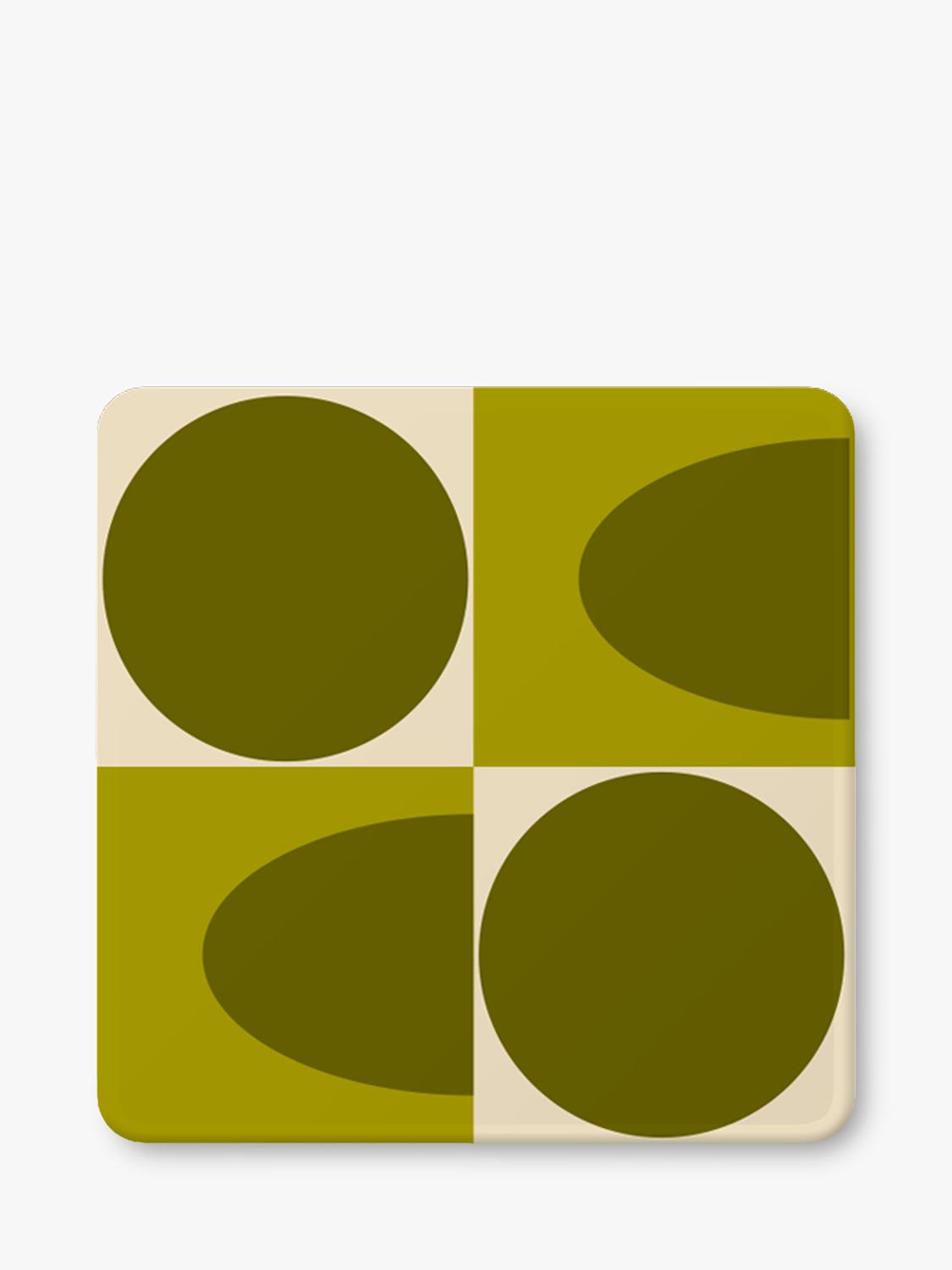 Orla Kiely square coasters set of 4, imported from the UK