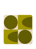 Orla Kiely square coasters set of 4, imported from the UK