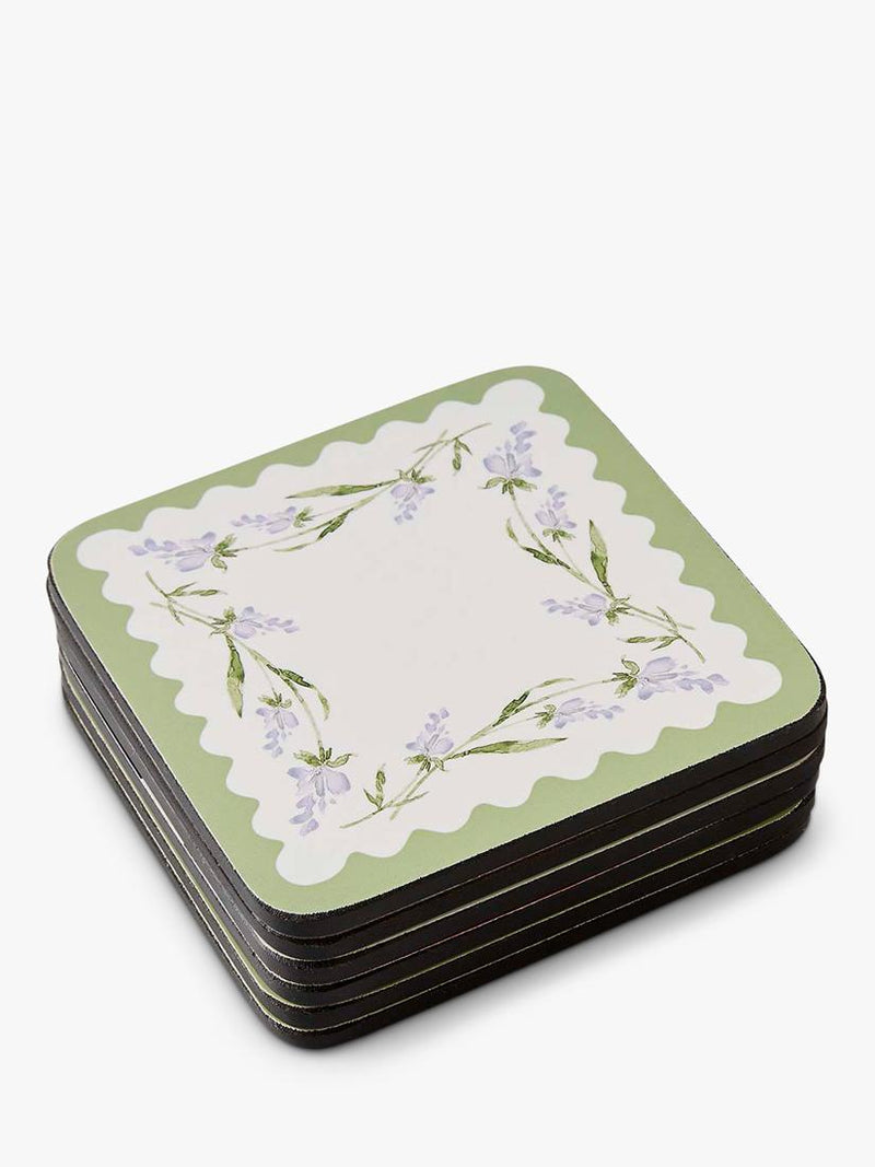 Sophie Conran Lavandula coaster set purple multi - British product