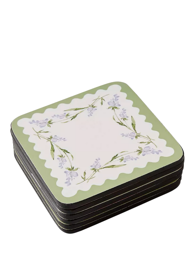 Sophie Conran Lavandula coaster set purple multi - British product
