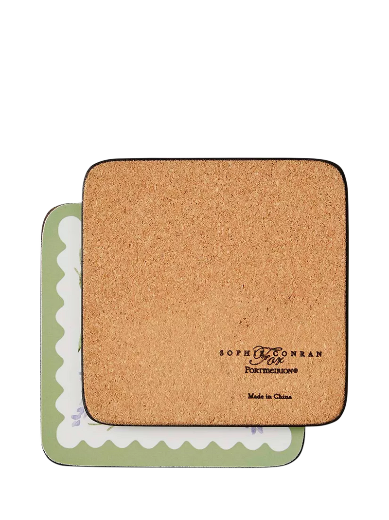 Sophie Conran Lavandula coaster set purple multi - British product