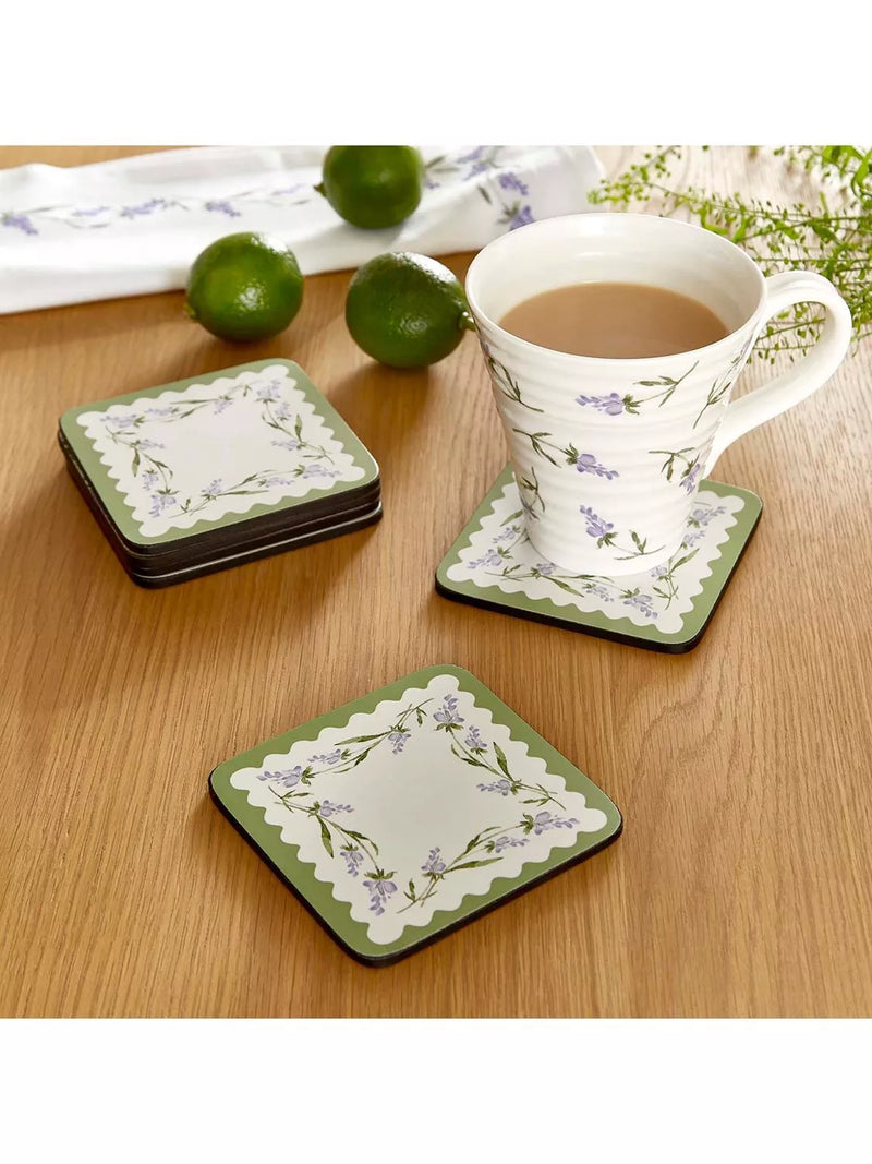 Sophie Conran Lavandula coaster set purple multi - British product