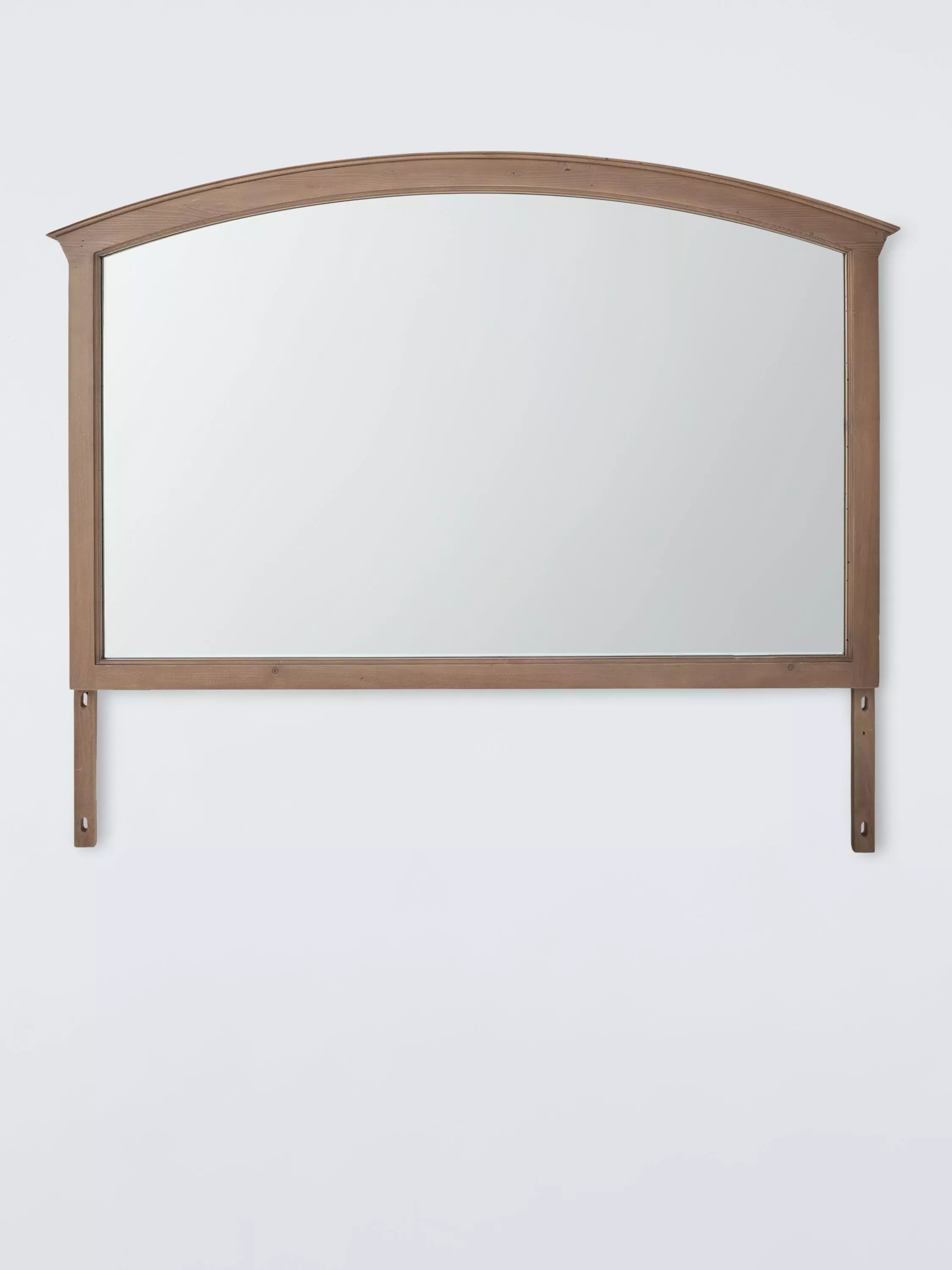 John Lewis reclaimed dressing table mirror natural wood, imported from the UK