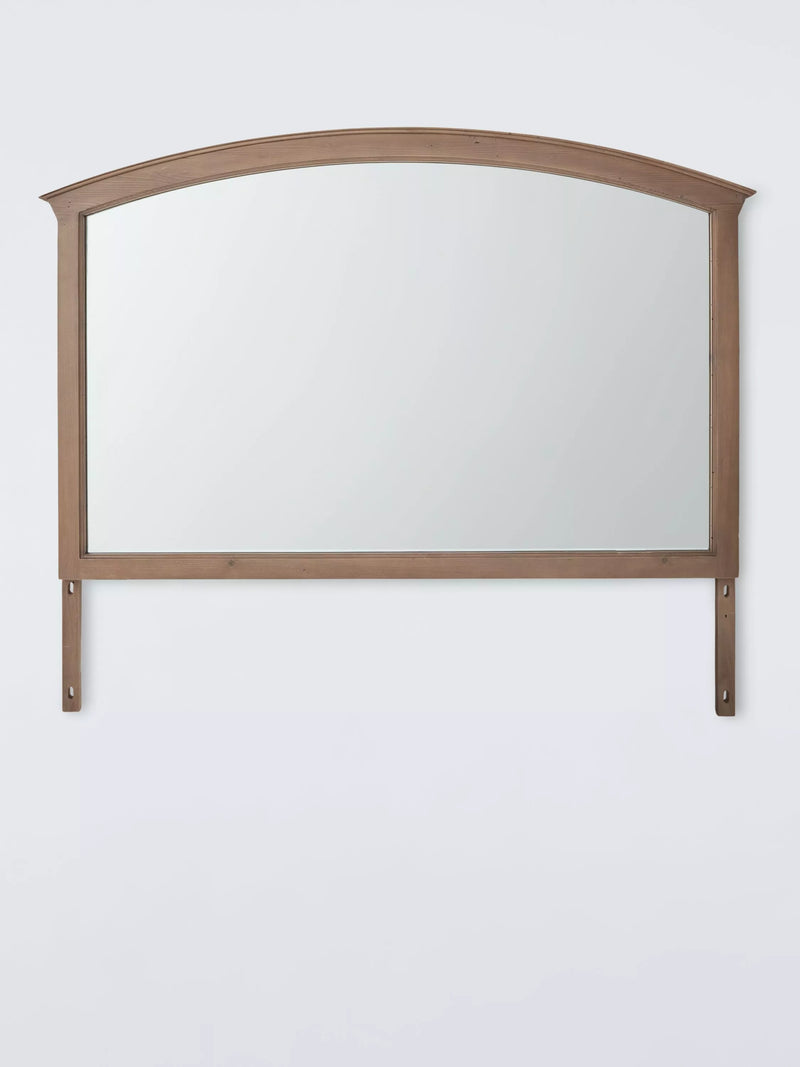 John Lewis reclaimed dressing table mirror natural wood, imported from the UK