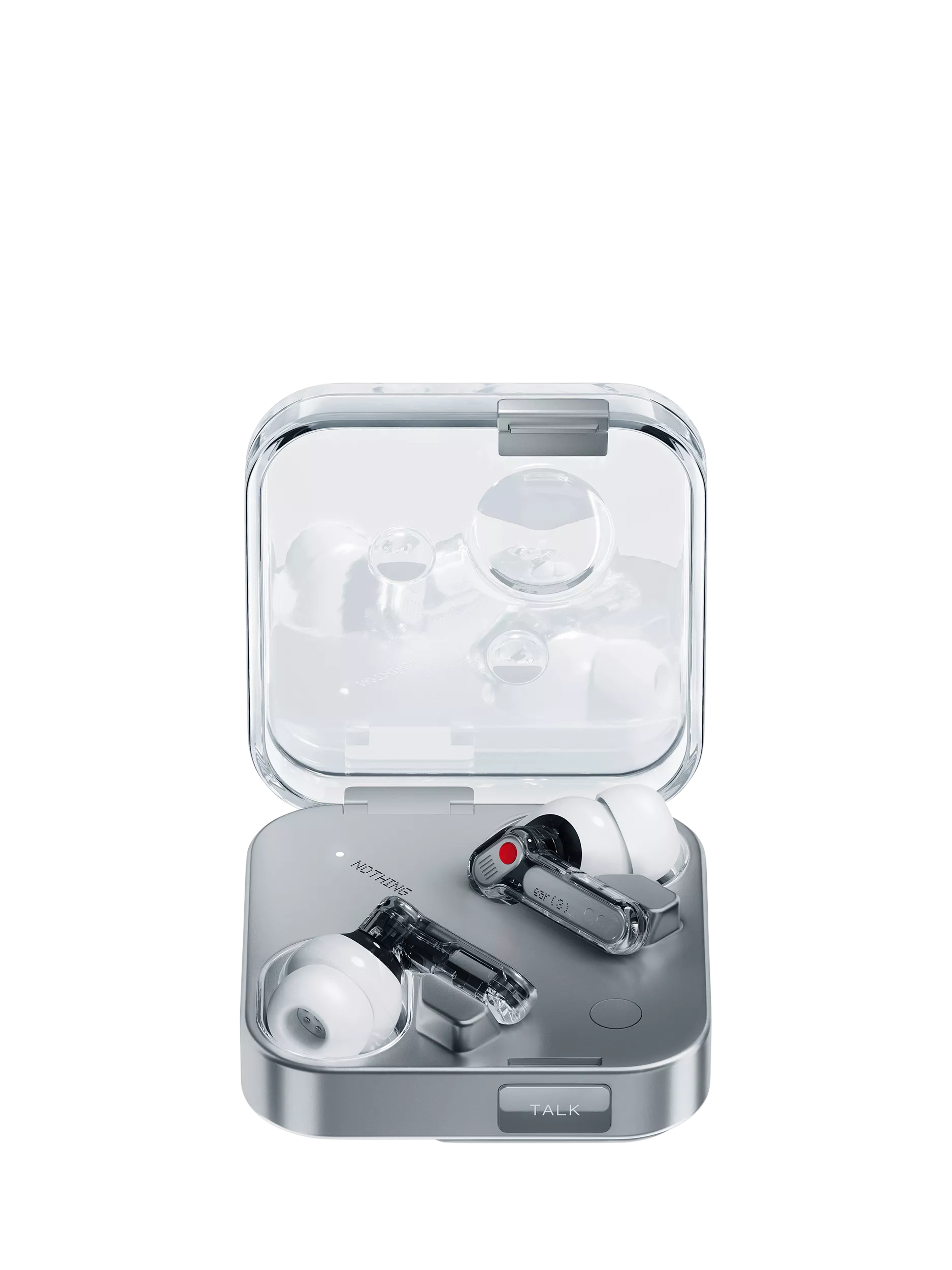 Nothing Ear (3) Active Noise Cancelling True Wireless Bluetooth In-Ear Headphones with Mic/Remote, White