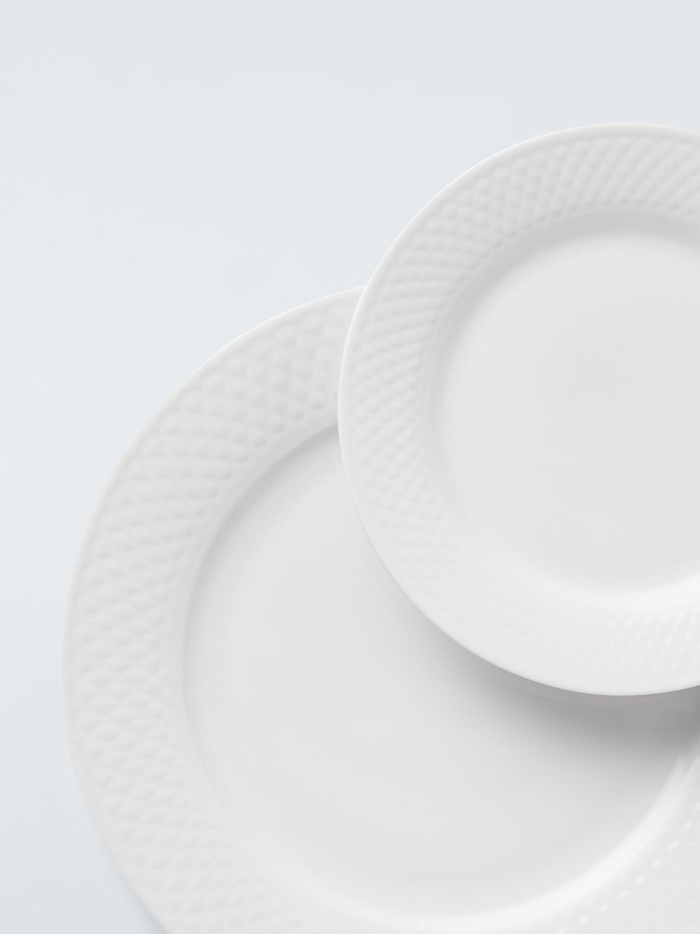 John Lewis Lattice fine china dinnerware set 12 piece - British product