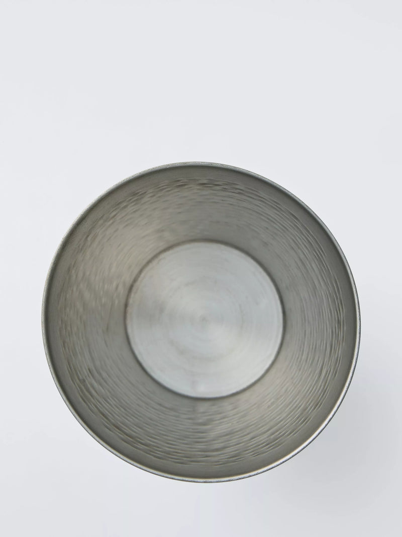 John Lewis hammered stainless steel chip pot 11cm gold, imported from the UK